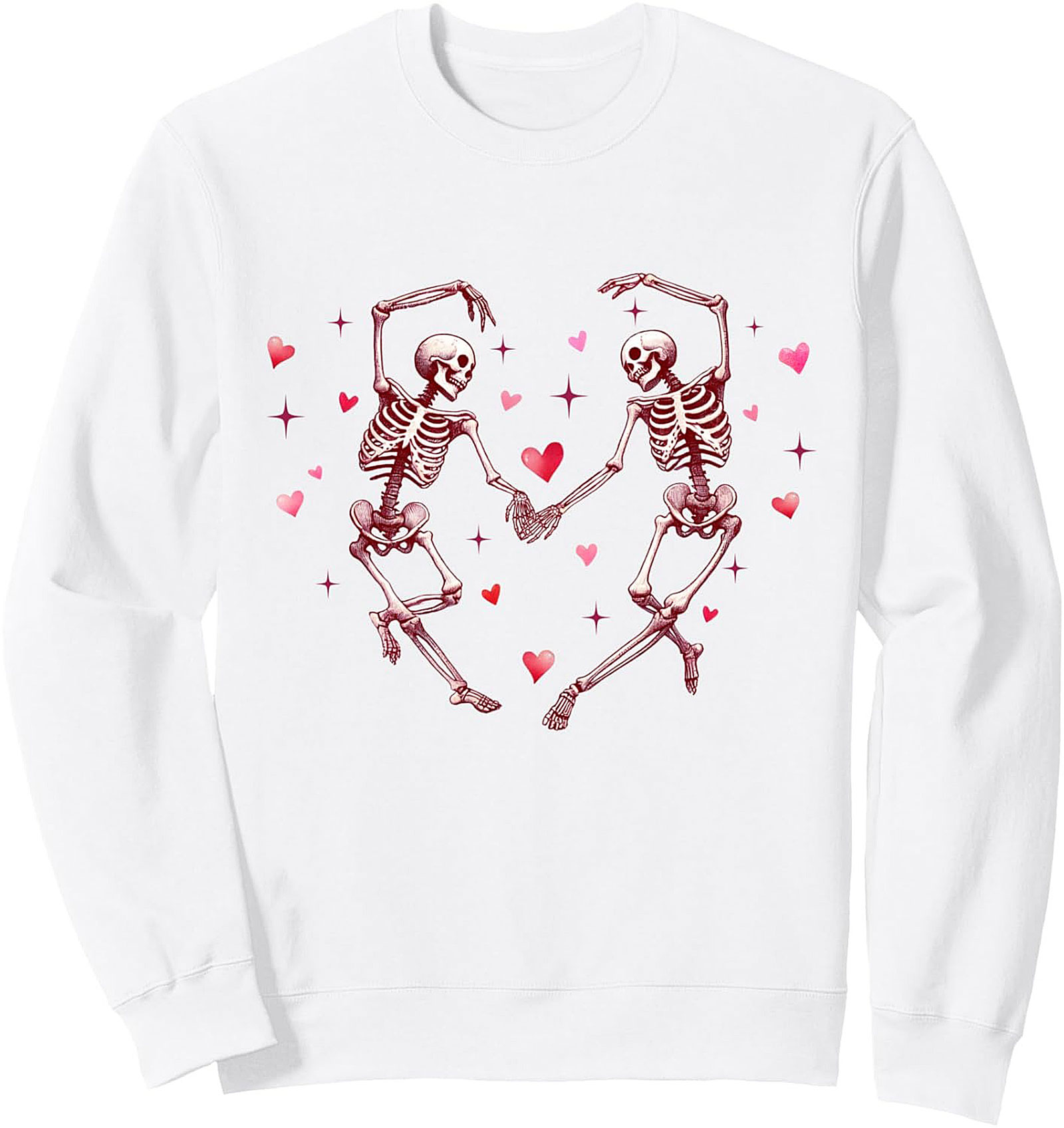 Dancing Skeletons Eternal Love Crewneck Sweatshirt