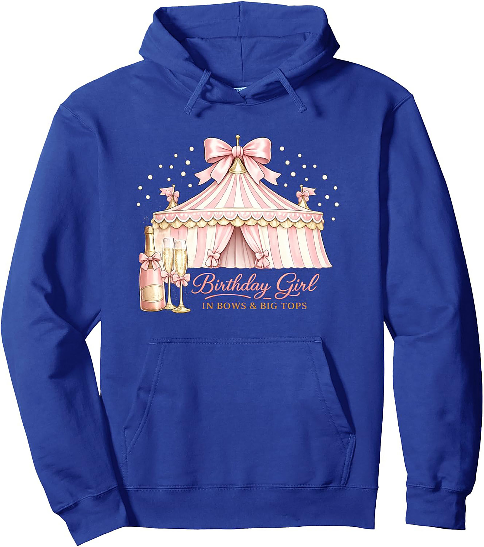 Birthday Girl Pullover Hoodie | Bows & Big Tops Graphic Hoodie