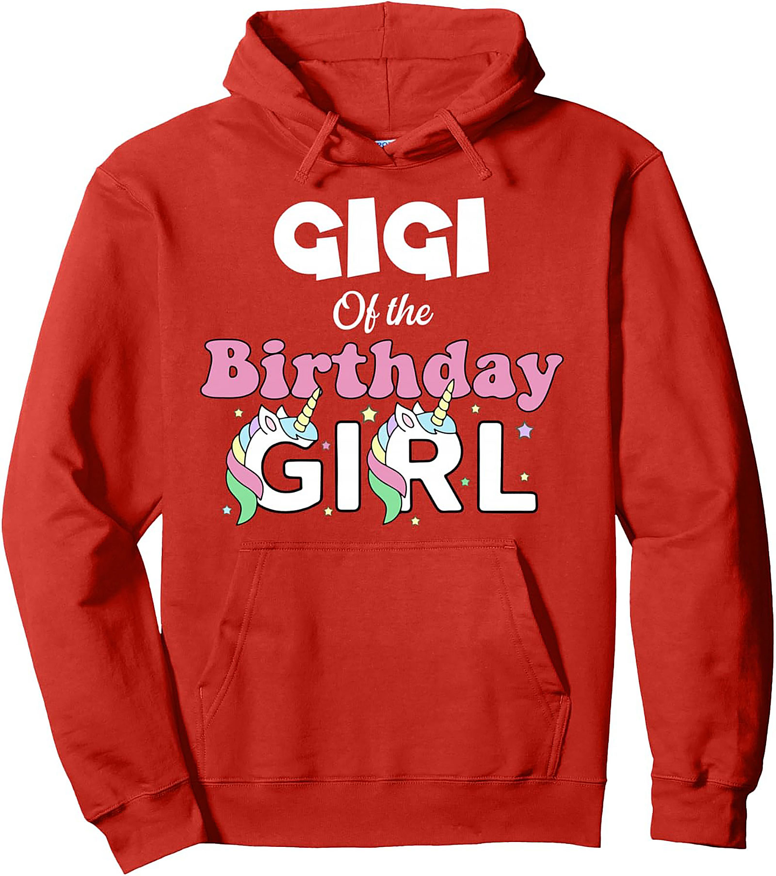 Gigi Birthday Girl Unicorn Pullover Hoodie | Cozy Gift