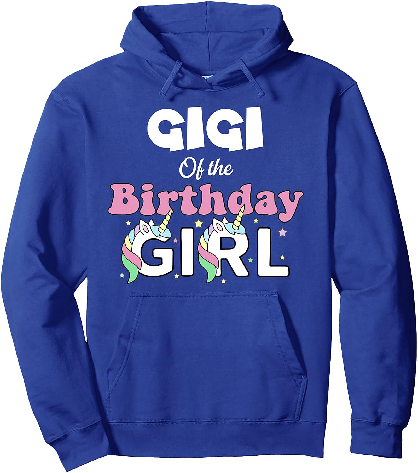 Gigi Birthday Girl Unicorn Pullover Hoodie | Cozy Gift