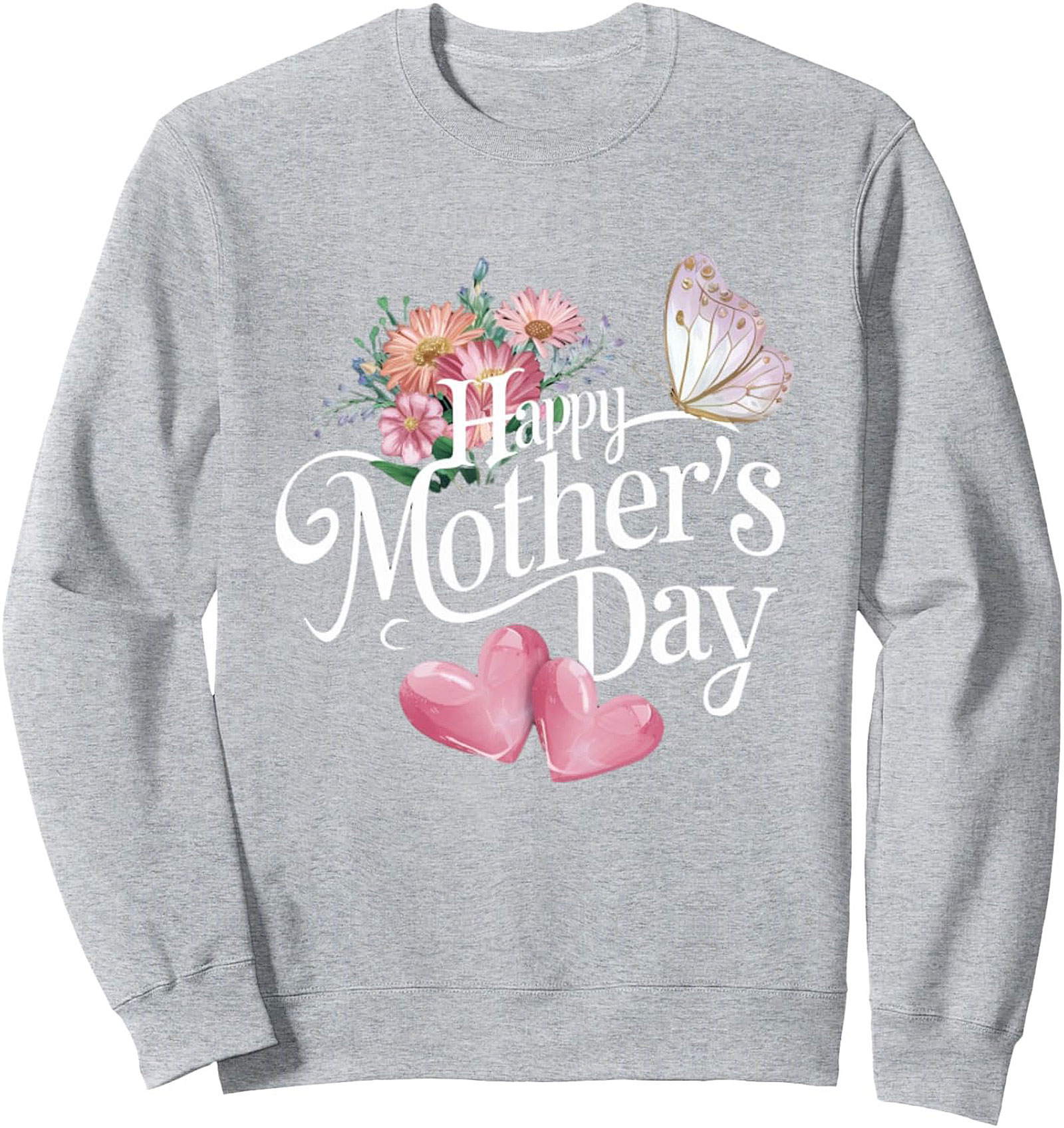 Cozy Mother's Day Crewneck Sweatshirt Floral Gift for Mom