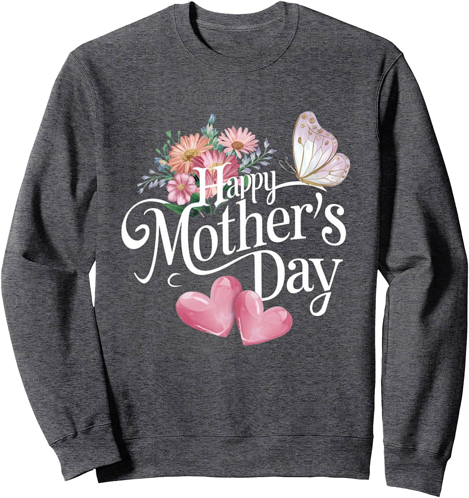 Cozy Mother's Day Crewneck Sweatshirt Floral Gift for Mom