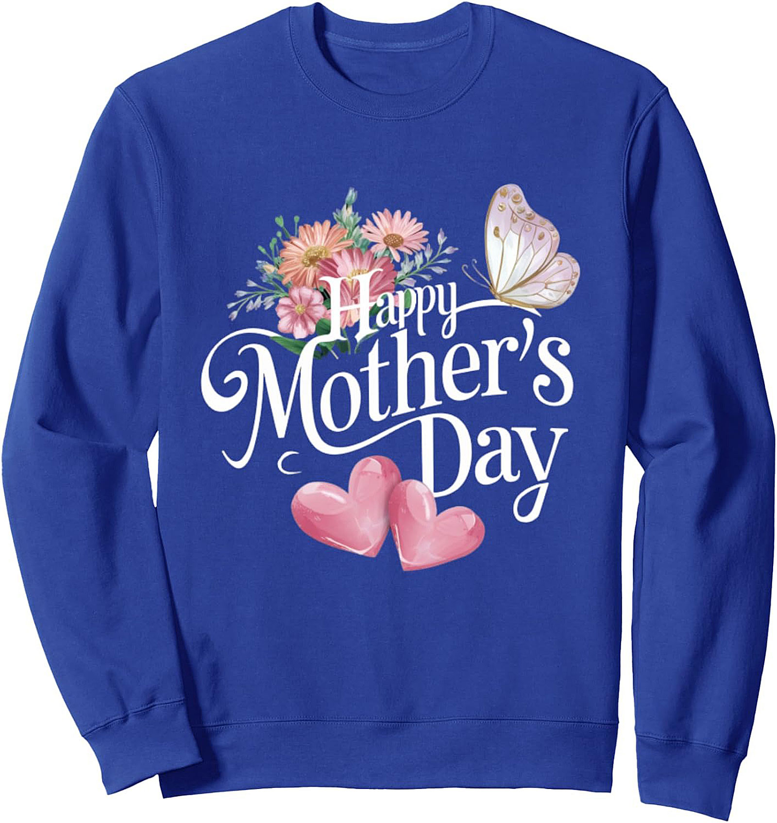 Cozy Mother's Day Crewneck Sweatshirt Floral Gift for Mom