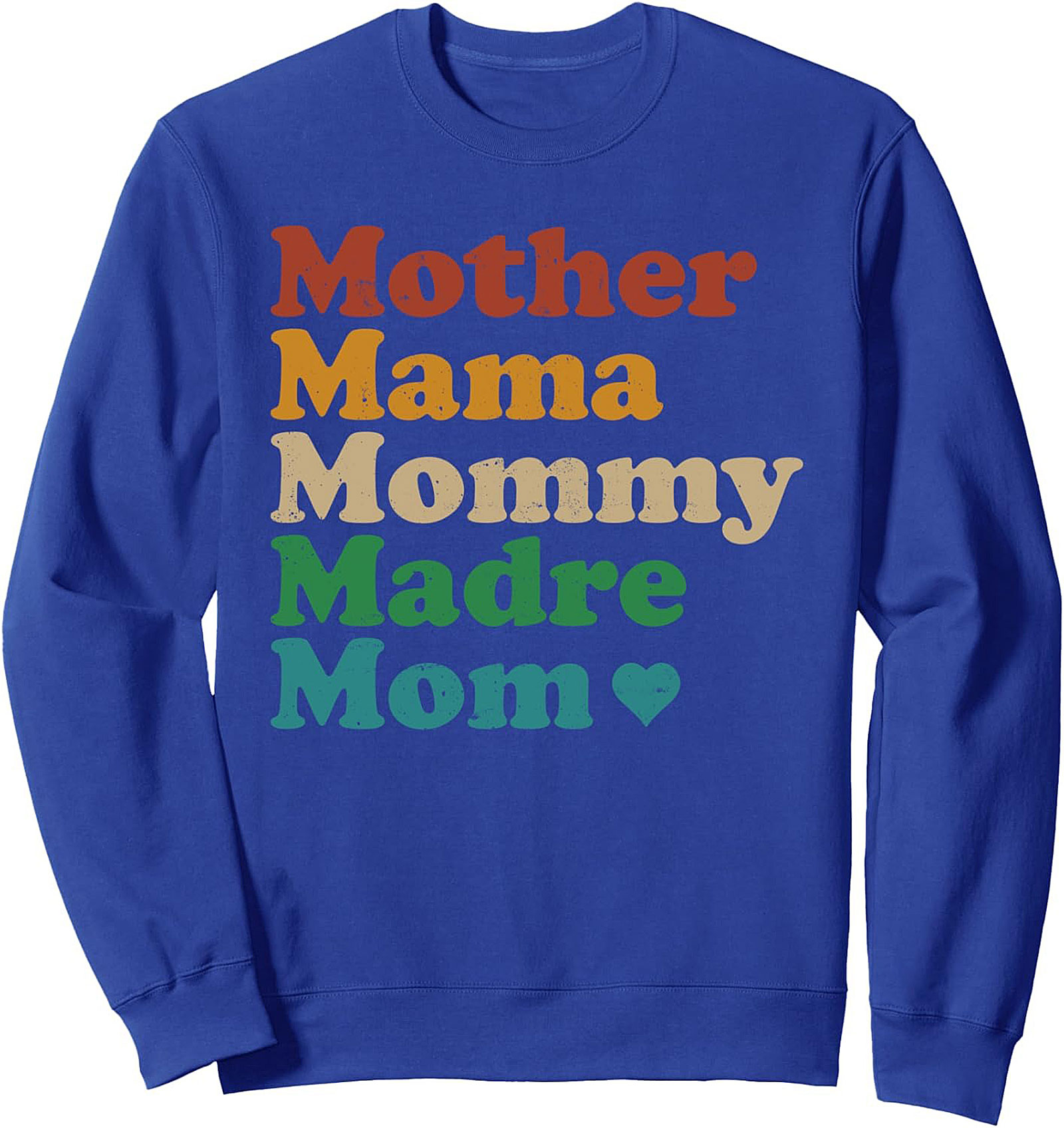 Vintage Mama Crewneck Sweatshirt Cozy Motherhood Pullover