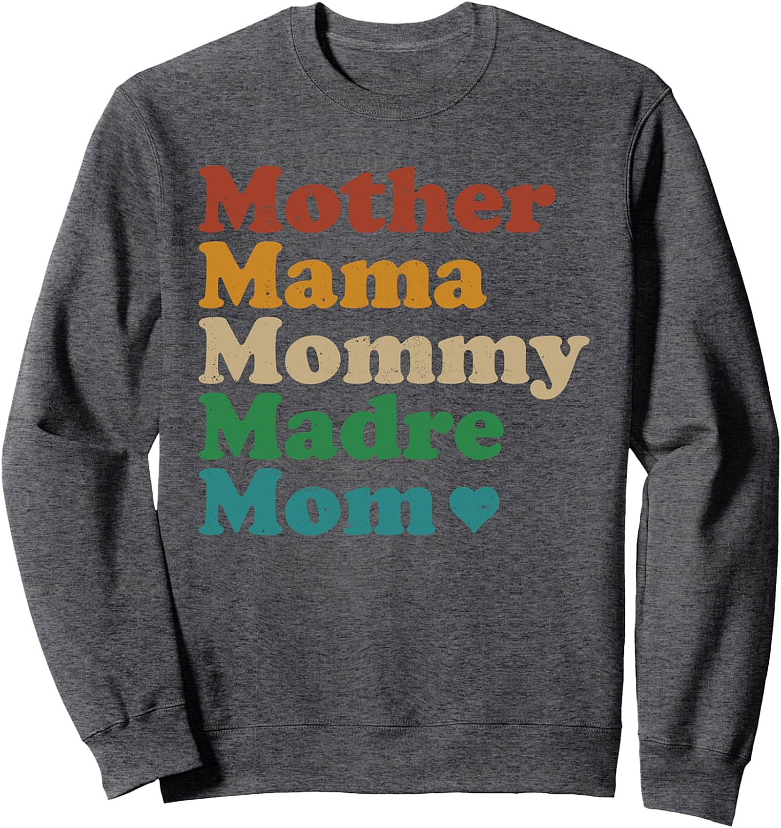 Vintage Mama Crewneck Sweatshirt Cozy Motherhood Pullover