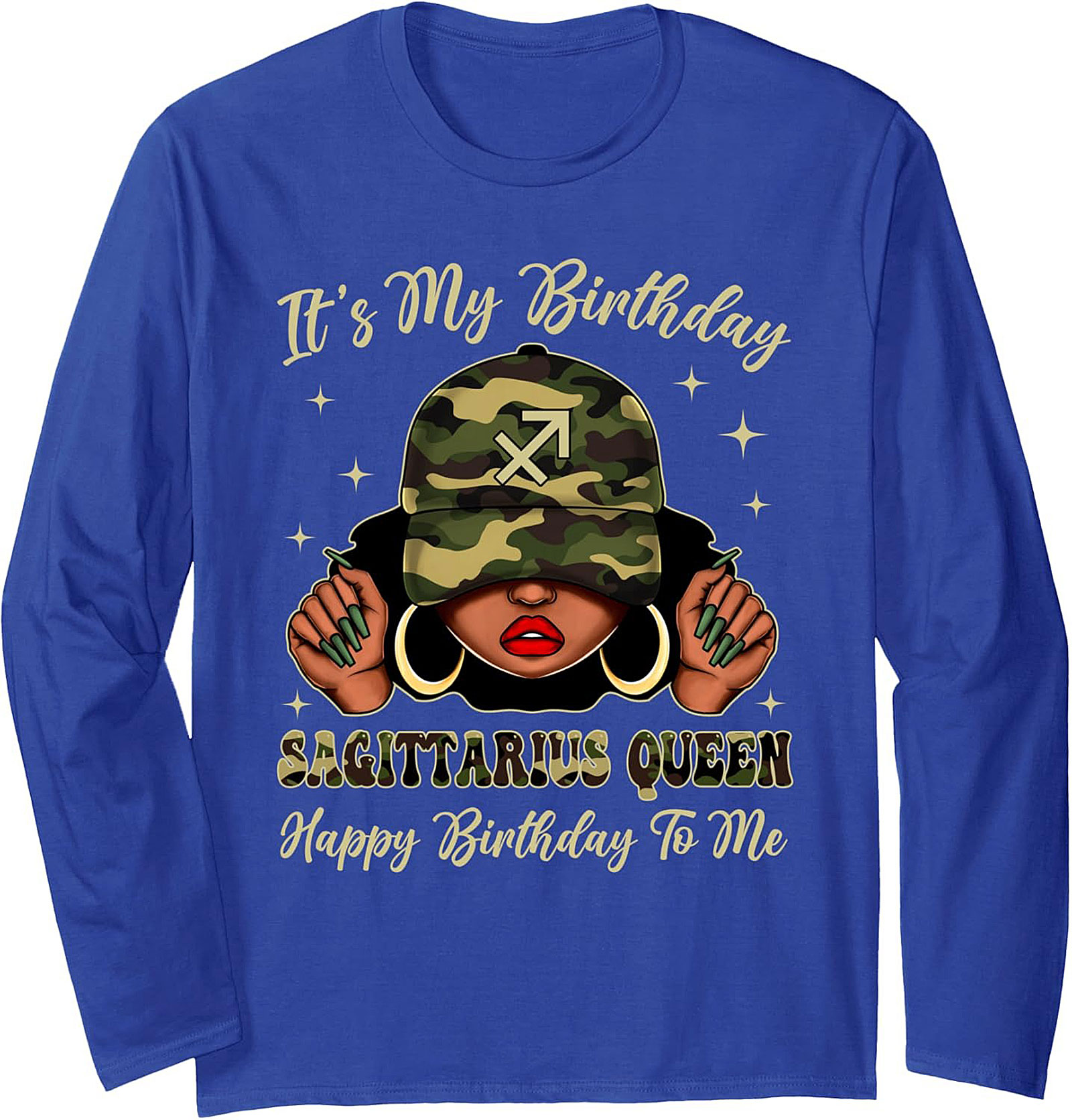 Sagittarius Queen Graphic Sweatshirt | Cozy Birthday Pullover