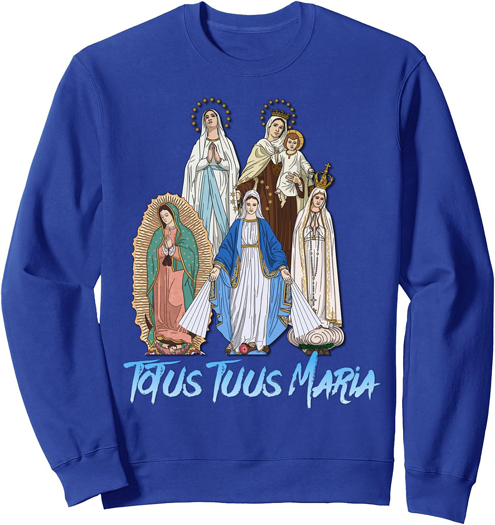 Totus Tuus Maria Crewneck Sweatshirt Catholic Gift