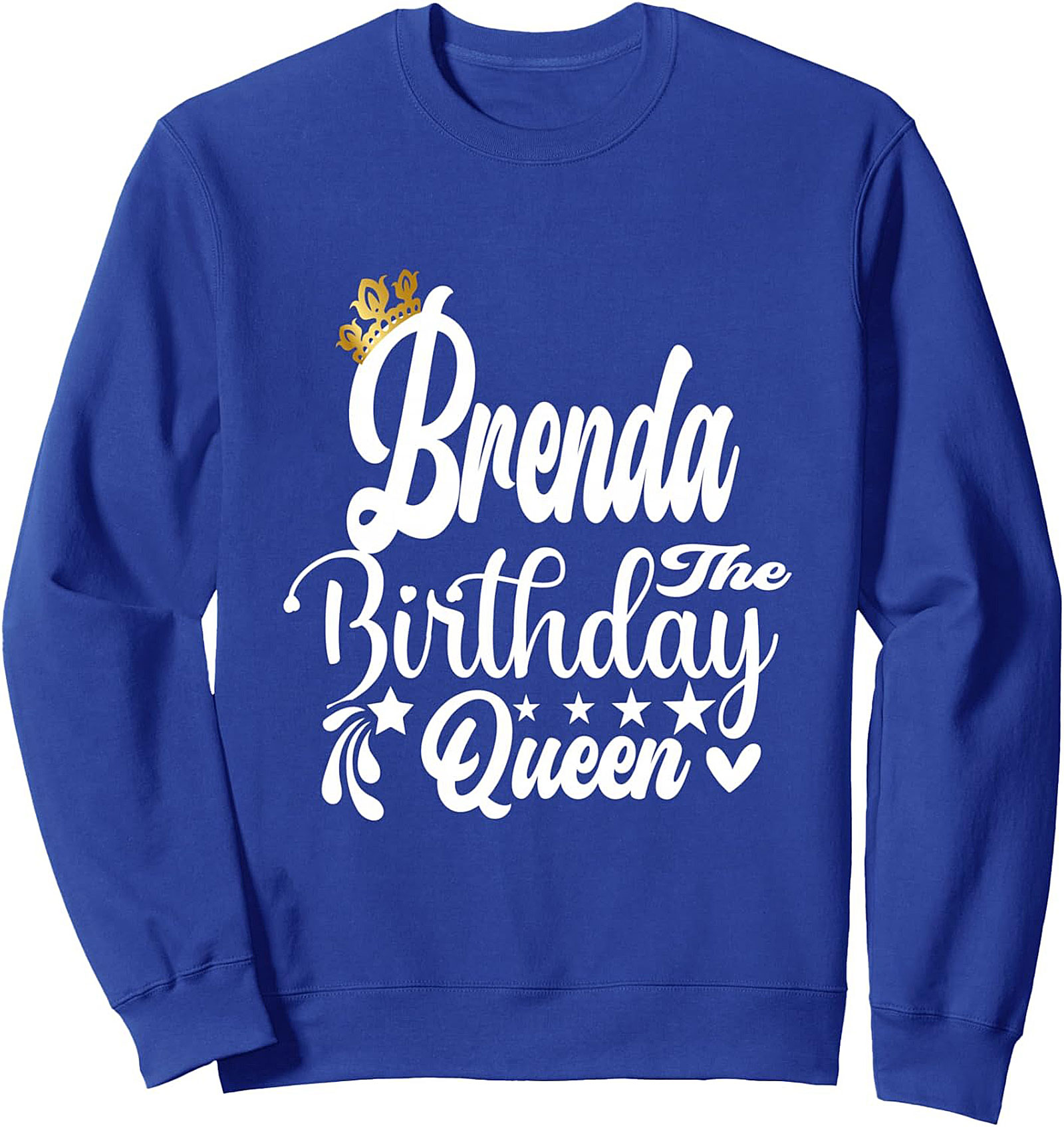 Brenda Birthday Queen Graphic Crewneck Sweatshirt