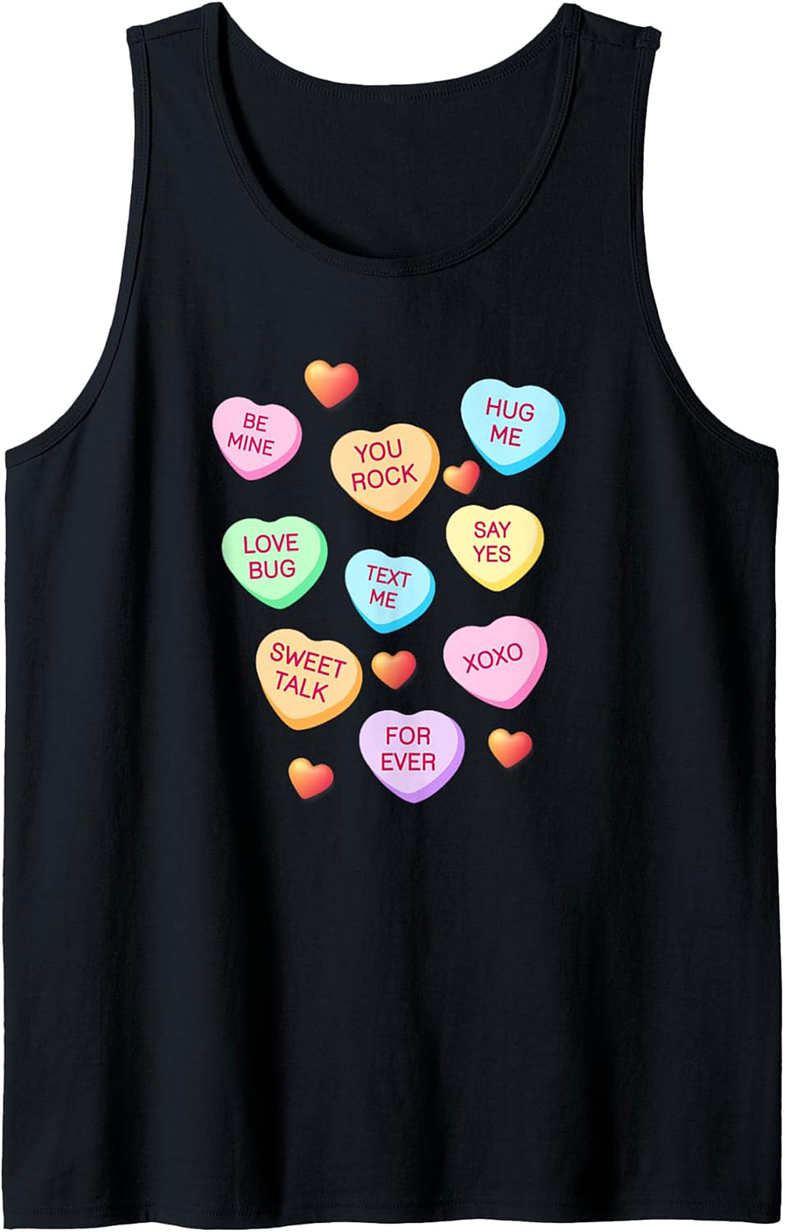 Sweetheart Conversation Hearts Tank Top Sleeveless Shirt
