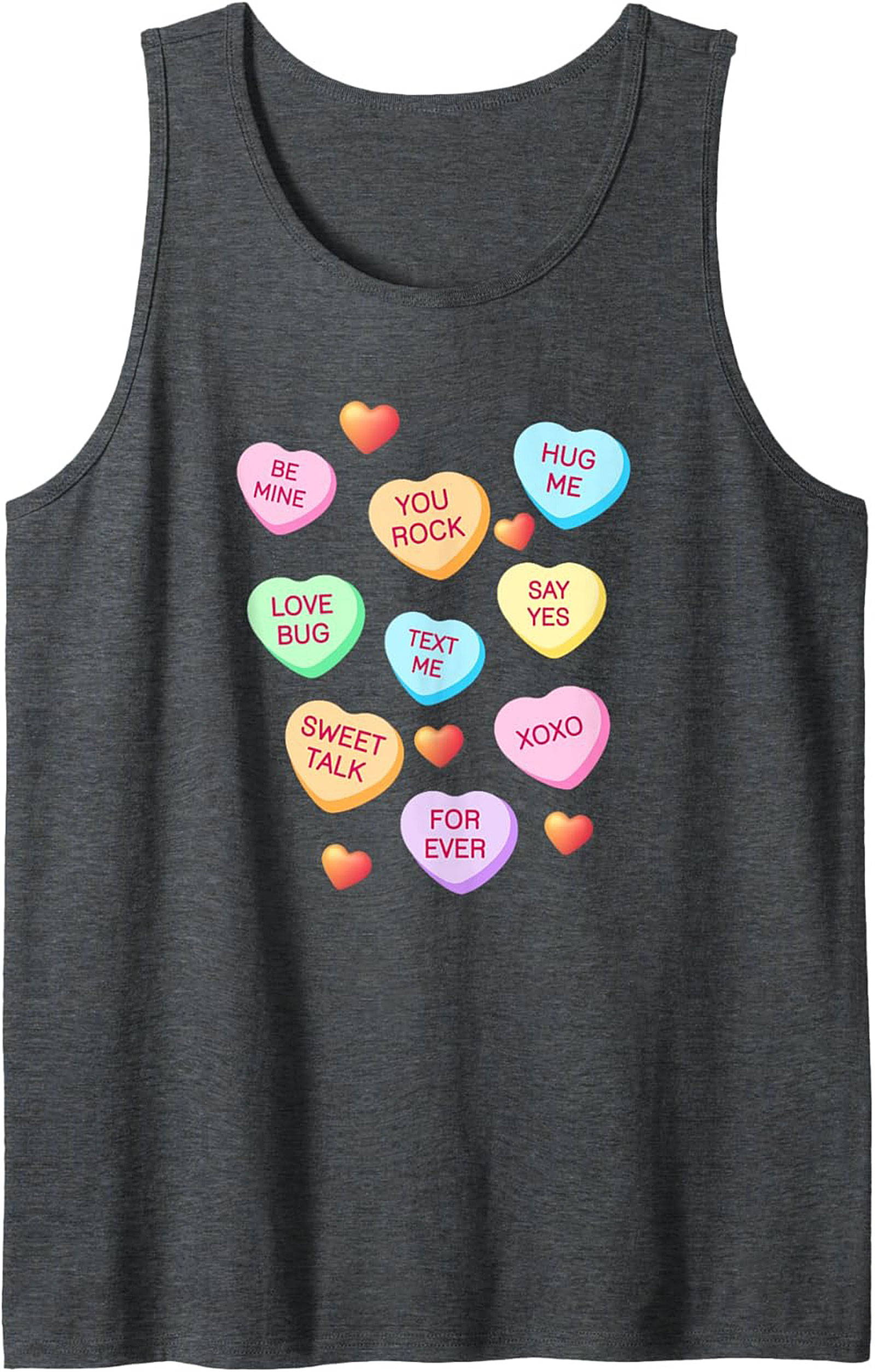Sweetheart Conversation Hearts Tank Top Sleeveless Shirt