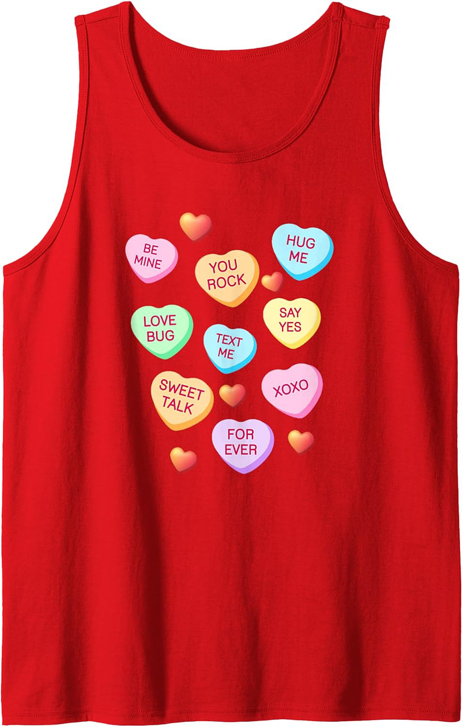 Sweetheart Conversation Hearts Tank Top Sleeveless Shirt