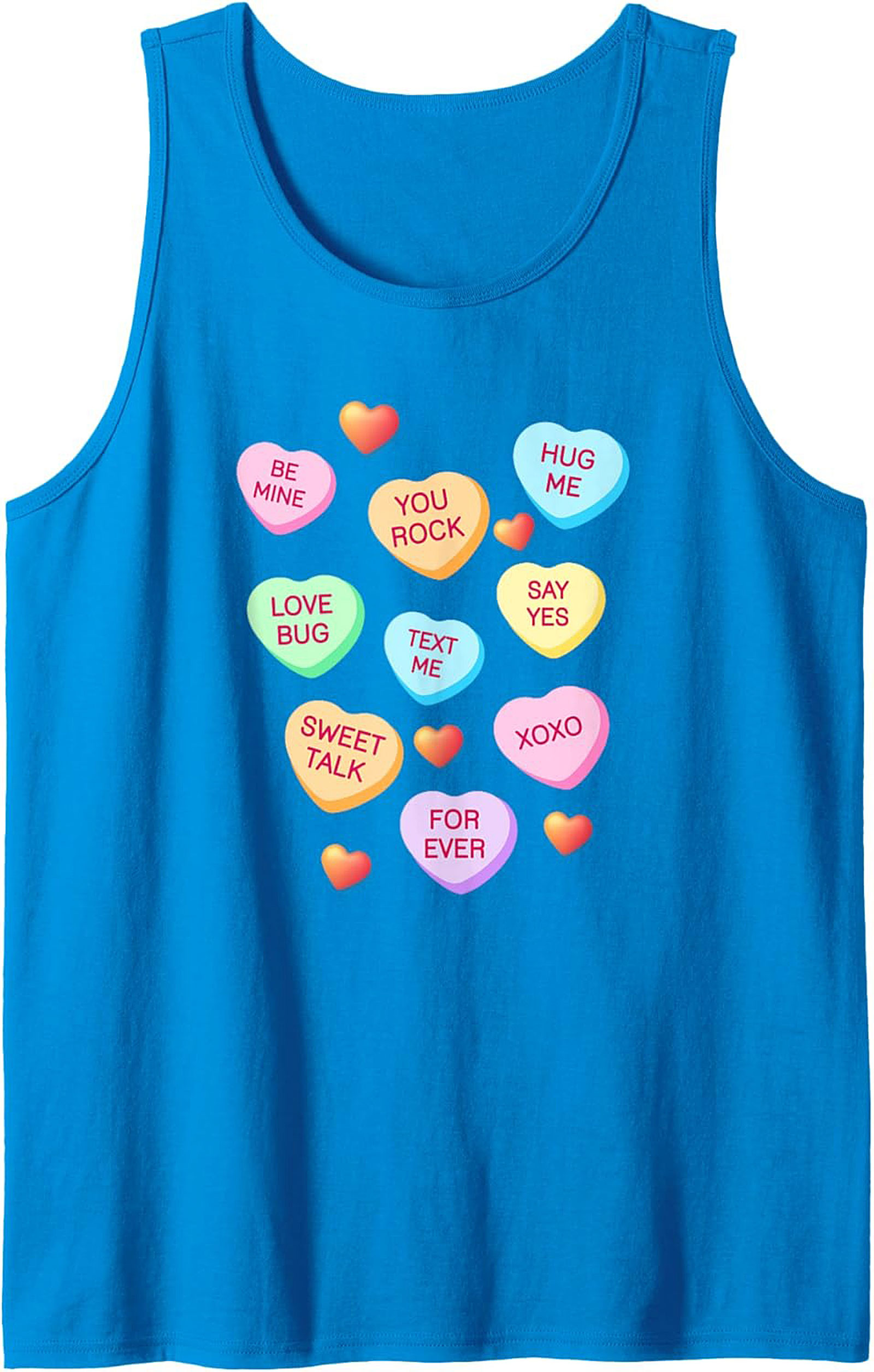 Sweetheart Conversation Hearts Tank Top Sleeveless Shirt