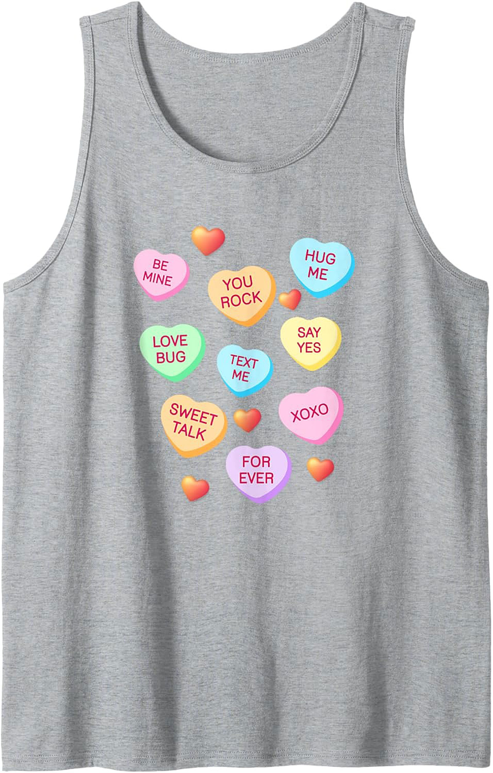Sweetheart Conversation Hearts Tank Top Sleeveless Shirt