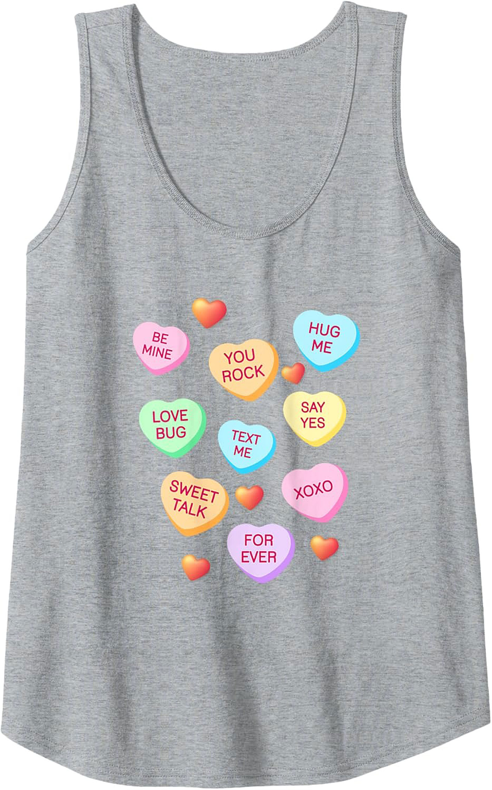 Sweetheart Conversation Hearts Tank Top Sleeveless Shirt