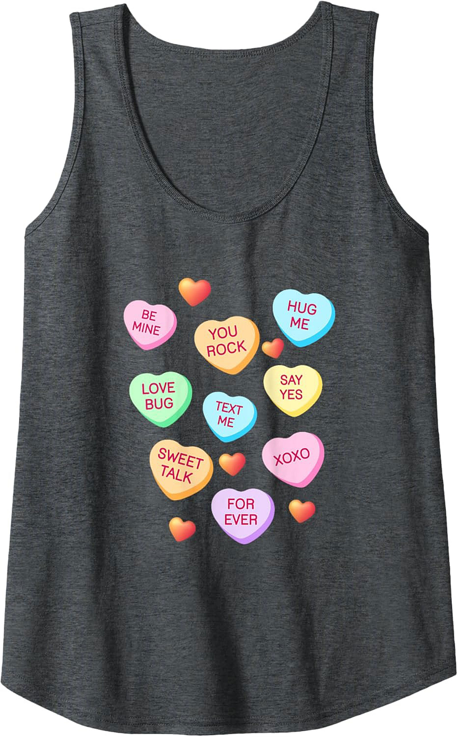 Sweetheart Conversation Hearts Tank Top Sleeveless Shirt