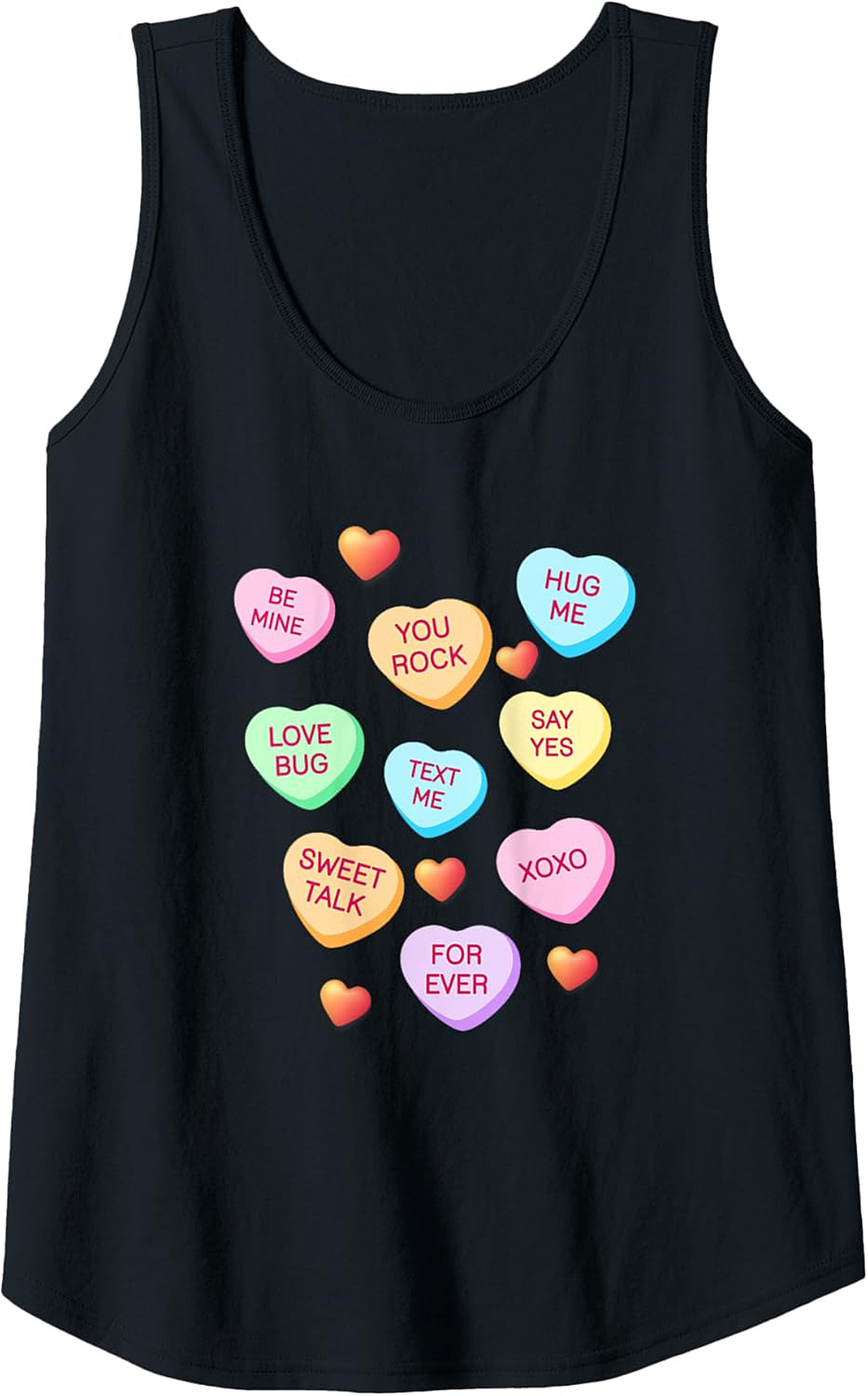 Sweetheart Conversation Hearts Tank Top Sleeveless Shirt