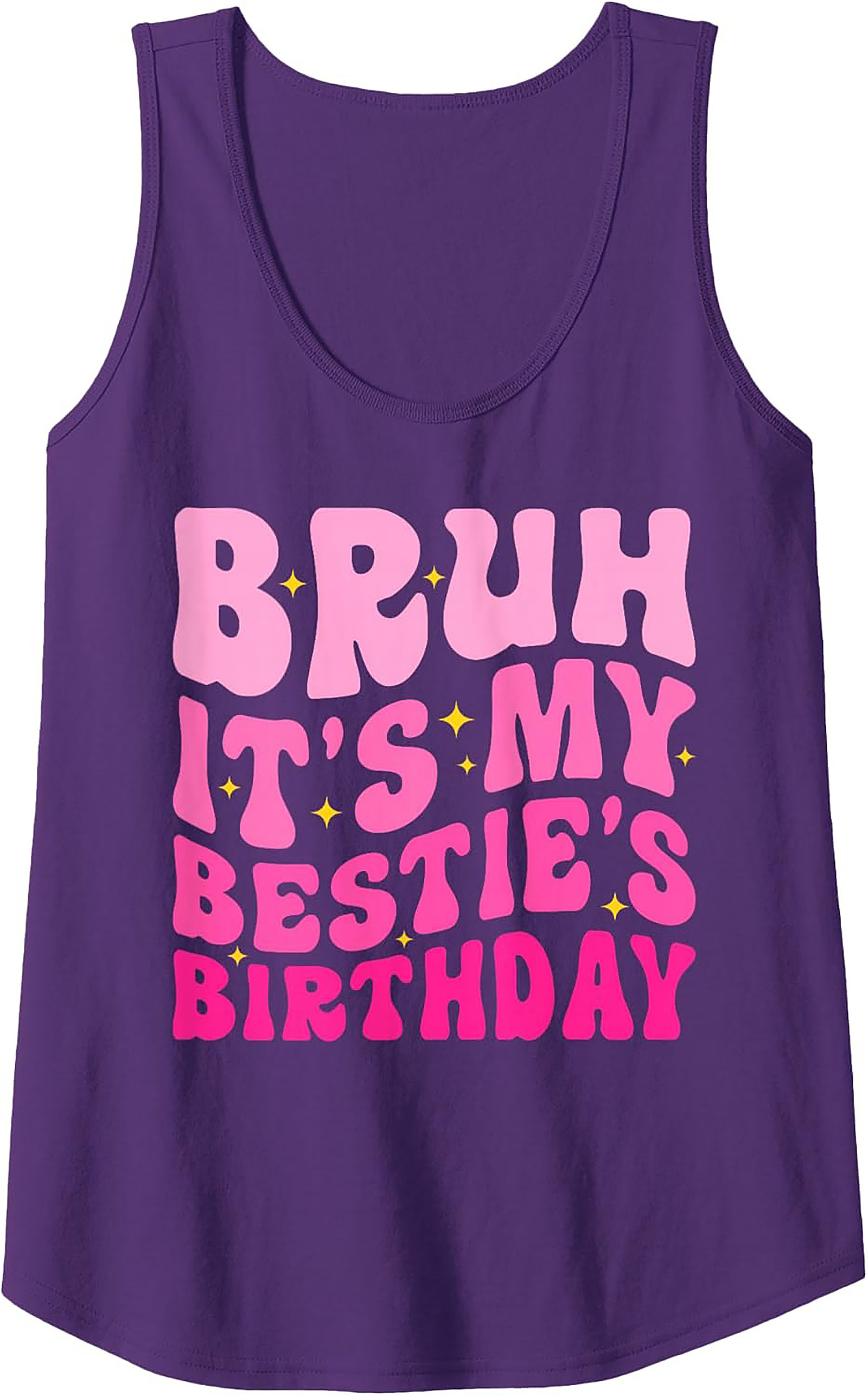 Bestie Birthday Graphic Tank | Funny Sleeveless Shirt Gift