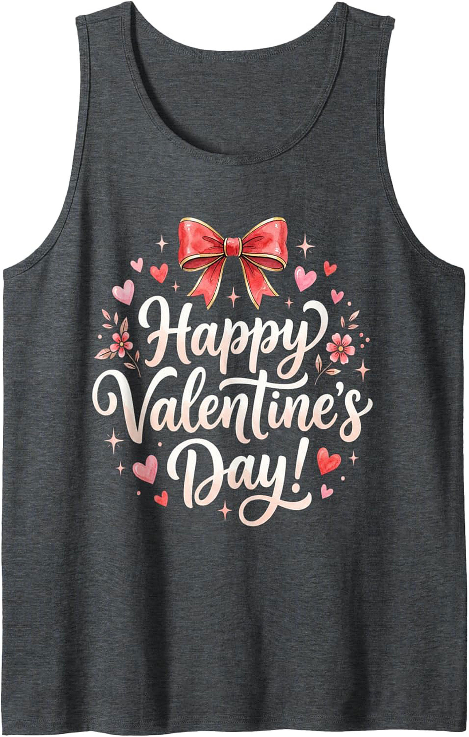 Cute Valentine's Day Graphic Tank Unisex Sleeveless Shirt