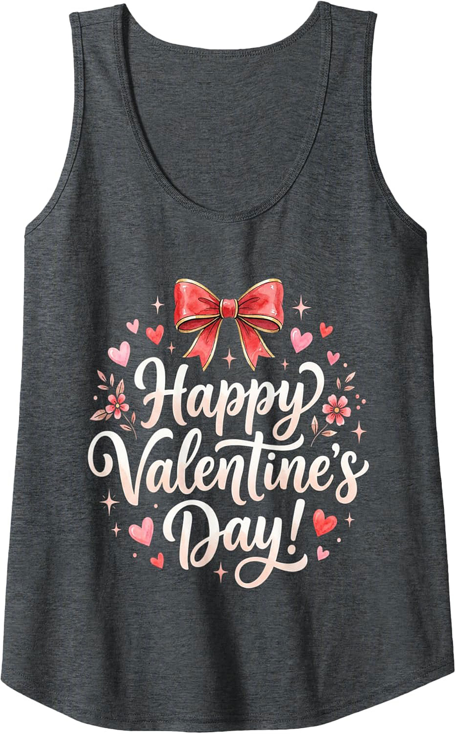 Cute Valentine's Day Graphic Tank Unisex Sleeveless Shirt