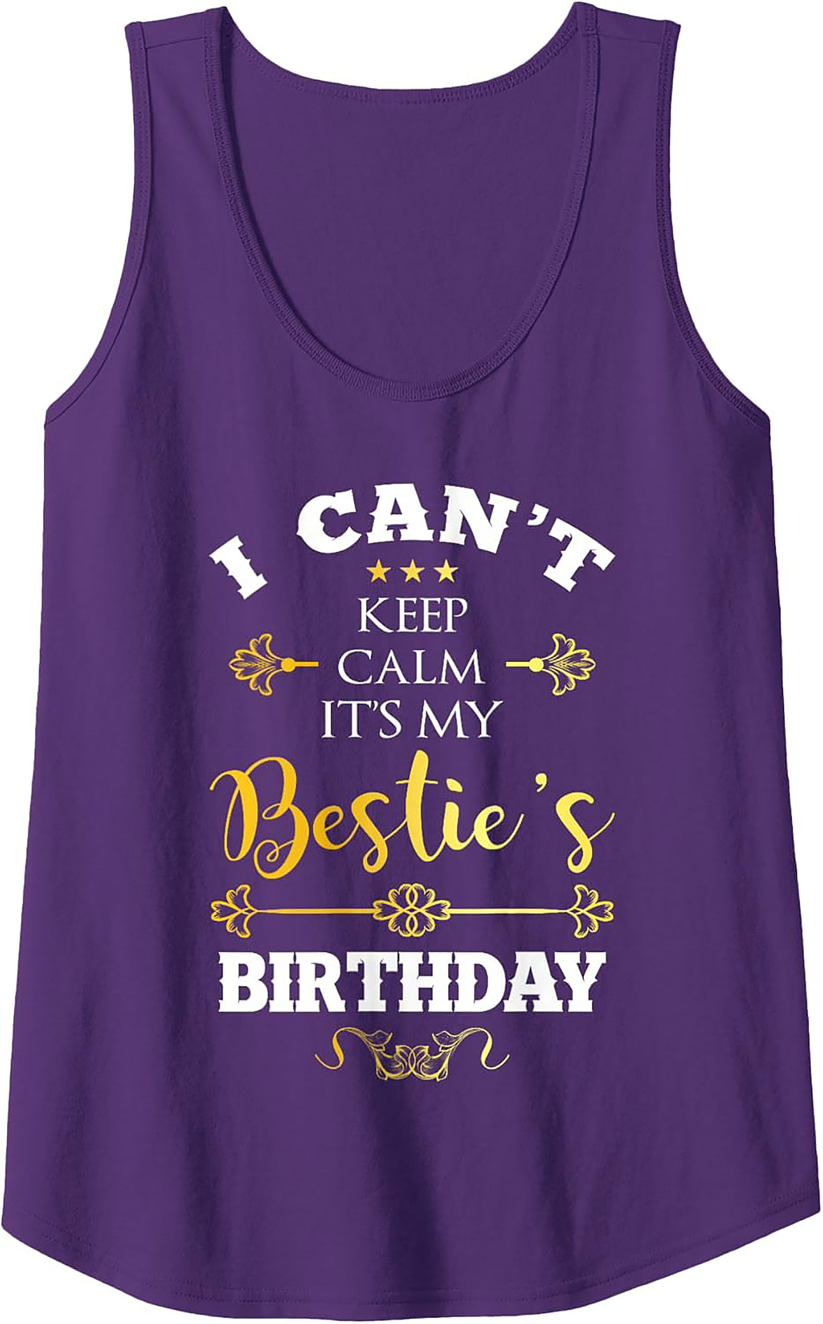 Bestie Birthday Tank Top | Funny BFF Celebration Gift