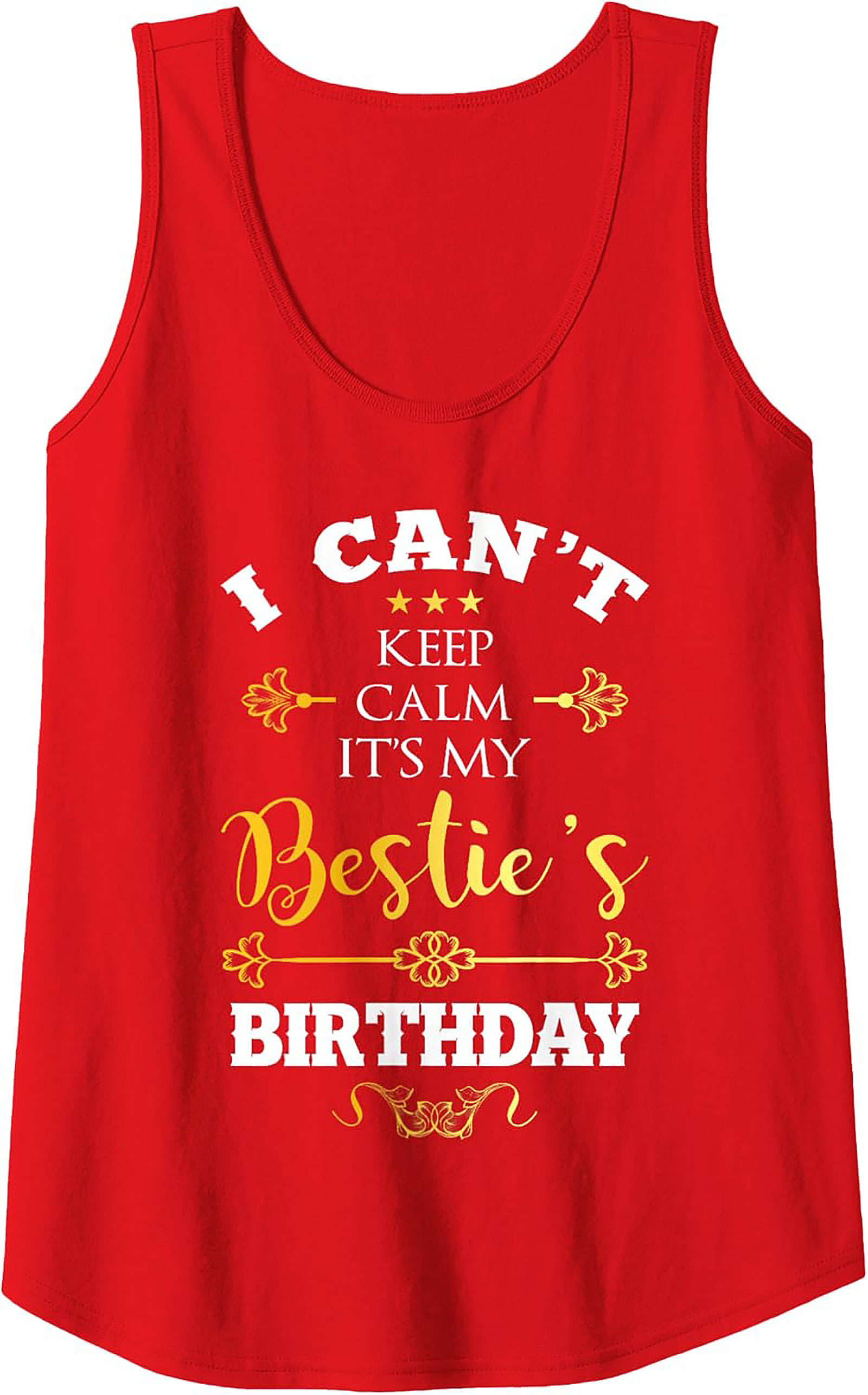 Bestie Birthday Tank Top | Funny BFF Celebration Gift