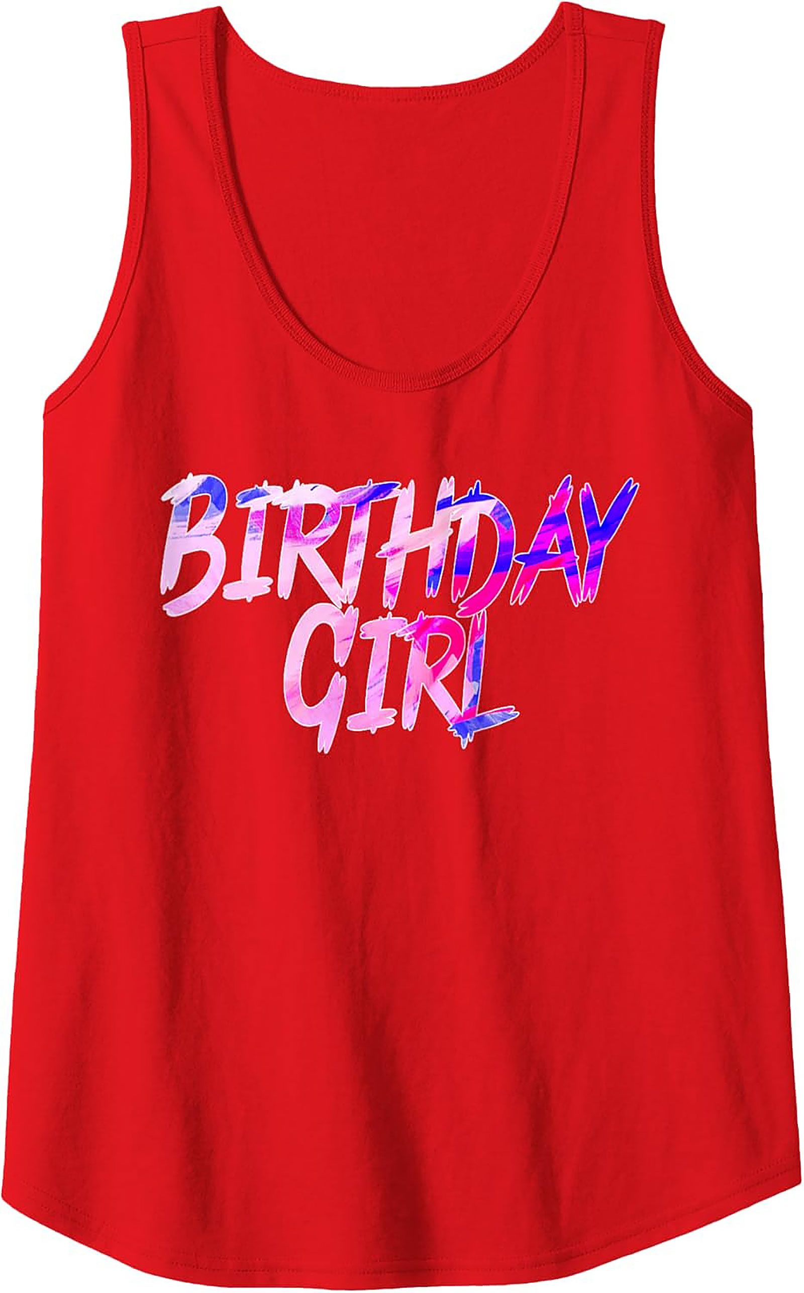 Birthday Girl Tank Top | Fun Summer Graphic Sleeveless Shirt