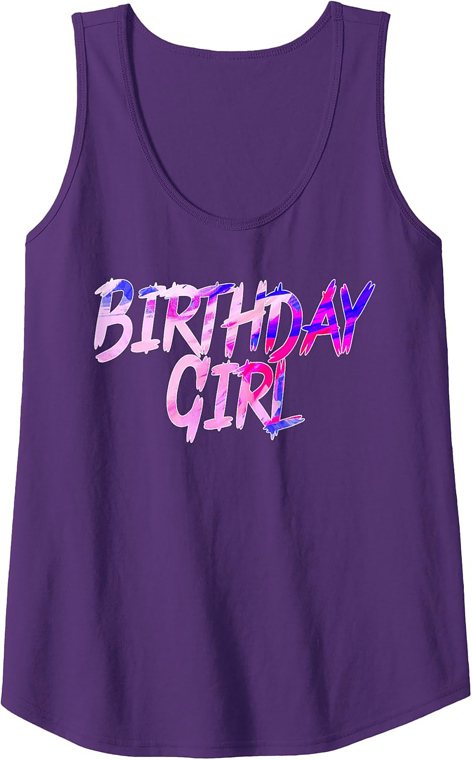 Birthday Girl Tank Top | Fun Summer Graphic Sleeveless Shirt
