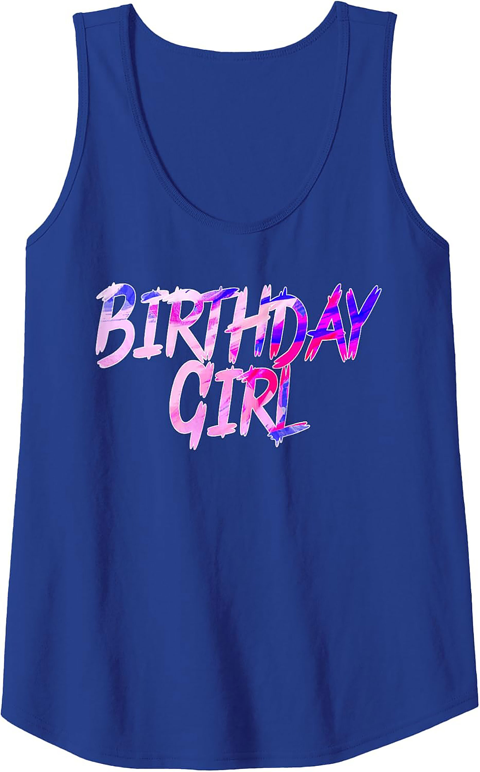 Birthday Girl Tank Top | Fun Summer Graphic Sleeveless Shirt