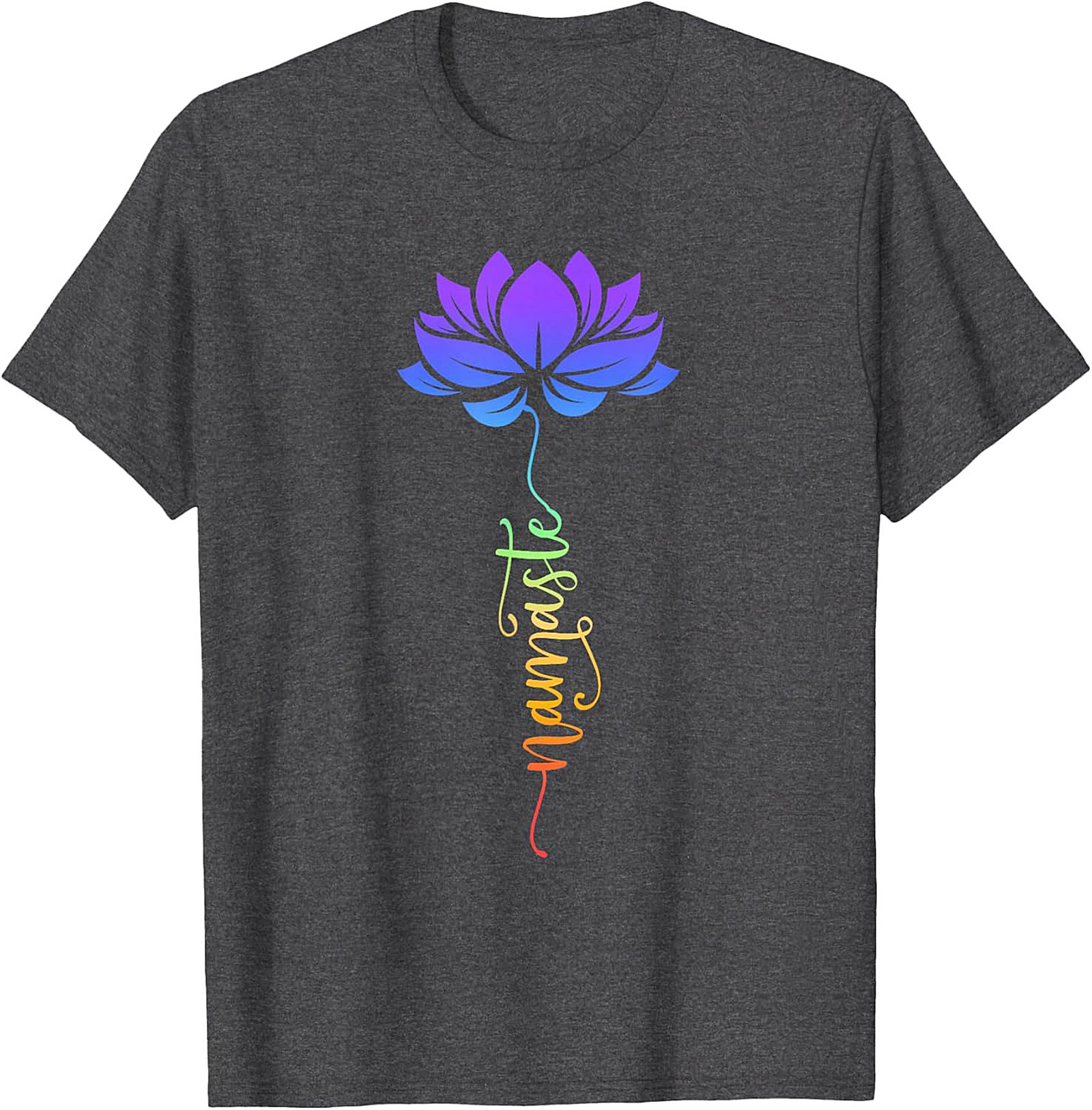 Namaste Lotus Flower T-shirt Spiritual Yoga Tee Gift
