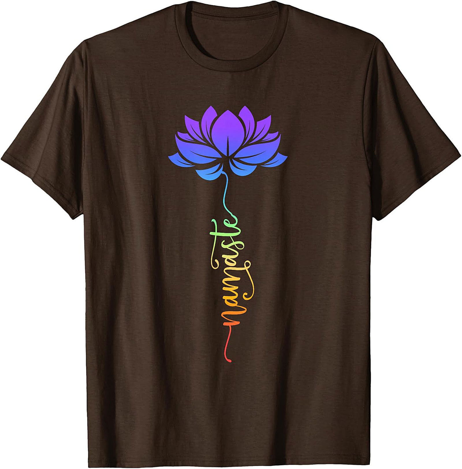 Namaste Lotus Flower T-shirt Spiritual Yoga Tee Gift