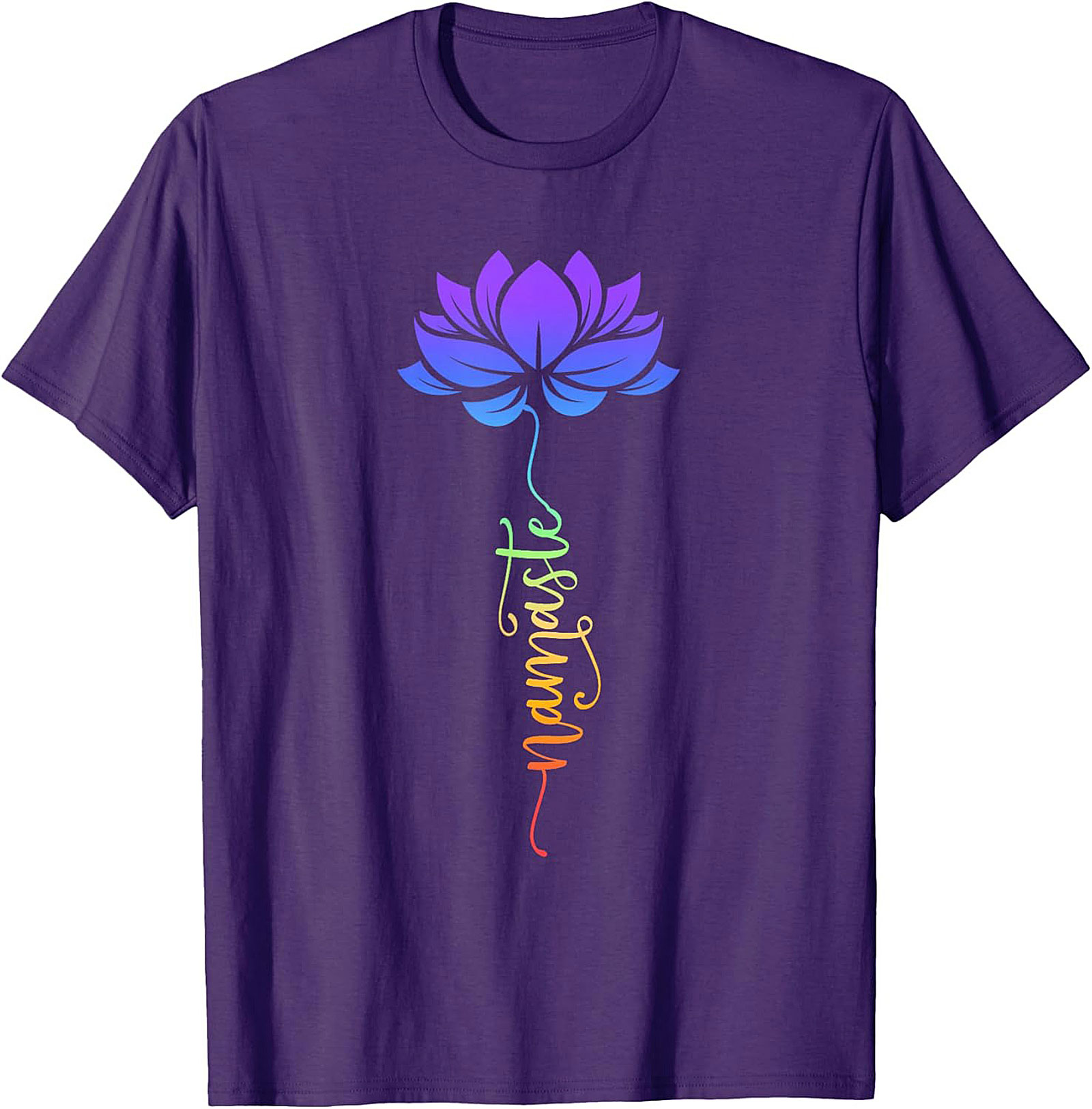 Namaste Lotus Flower T-shirt Spiritual Yoga Tee Gift