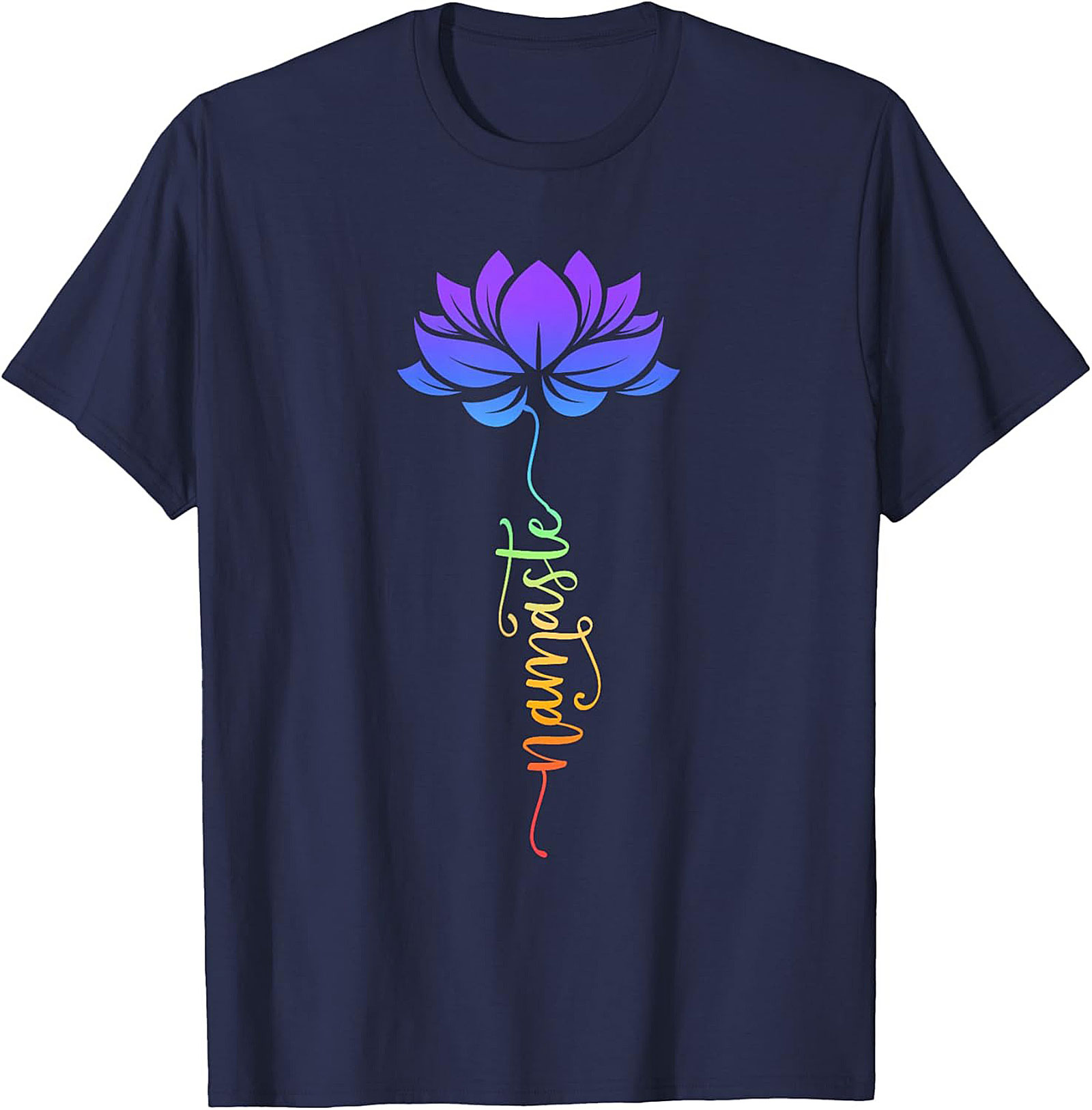 Namaste Lotus Flower T-shirt Spiritual Yoga Tee Gift