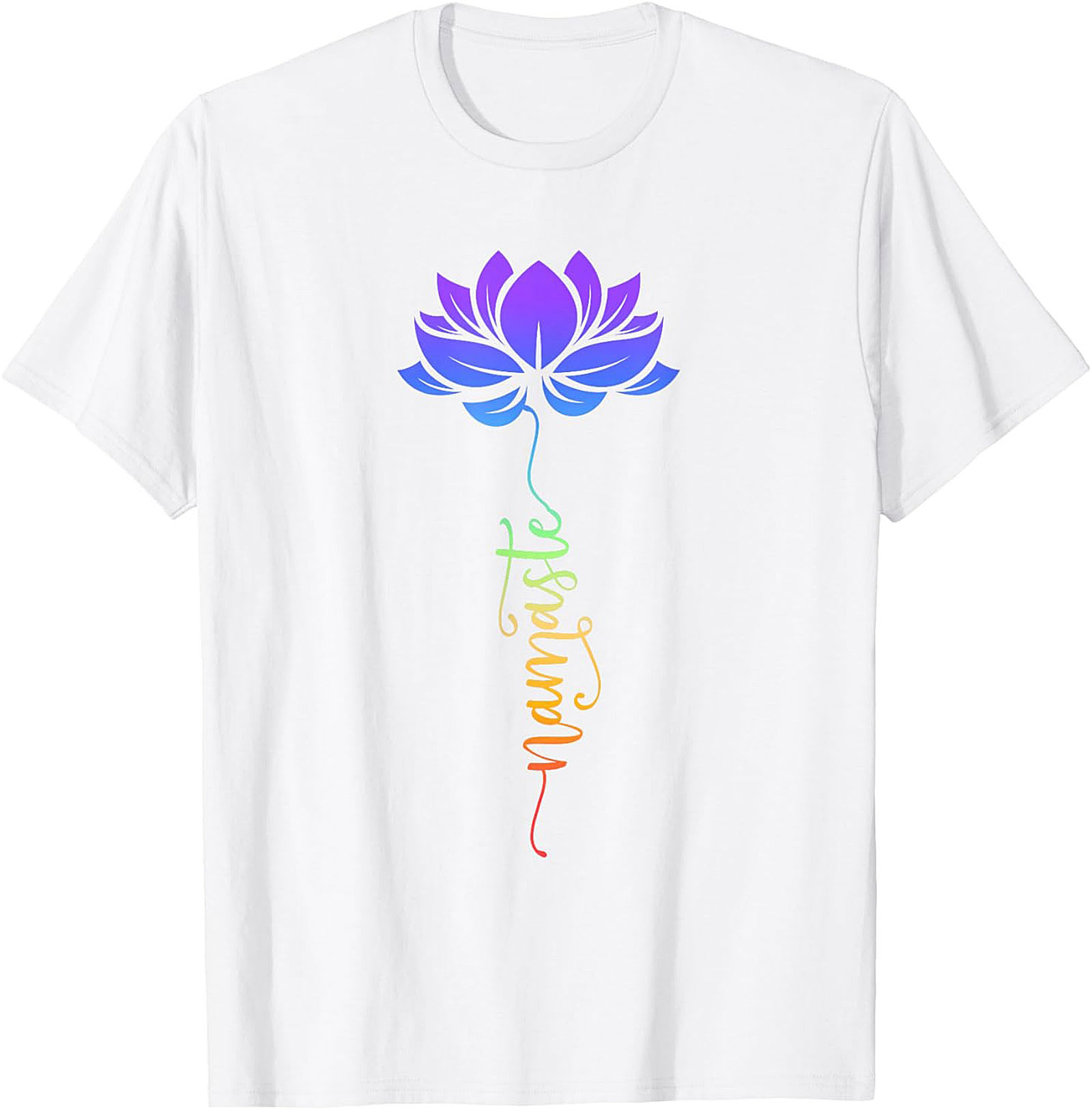 Namaste Lotus Flower T-shirt Spiritual Yoga Tee Gift