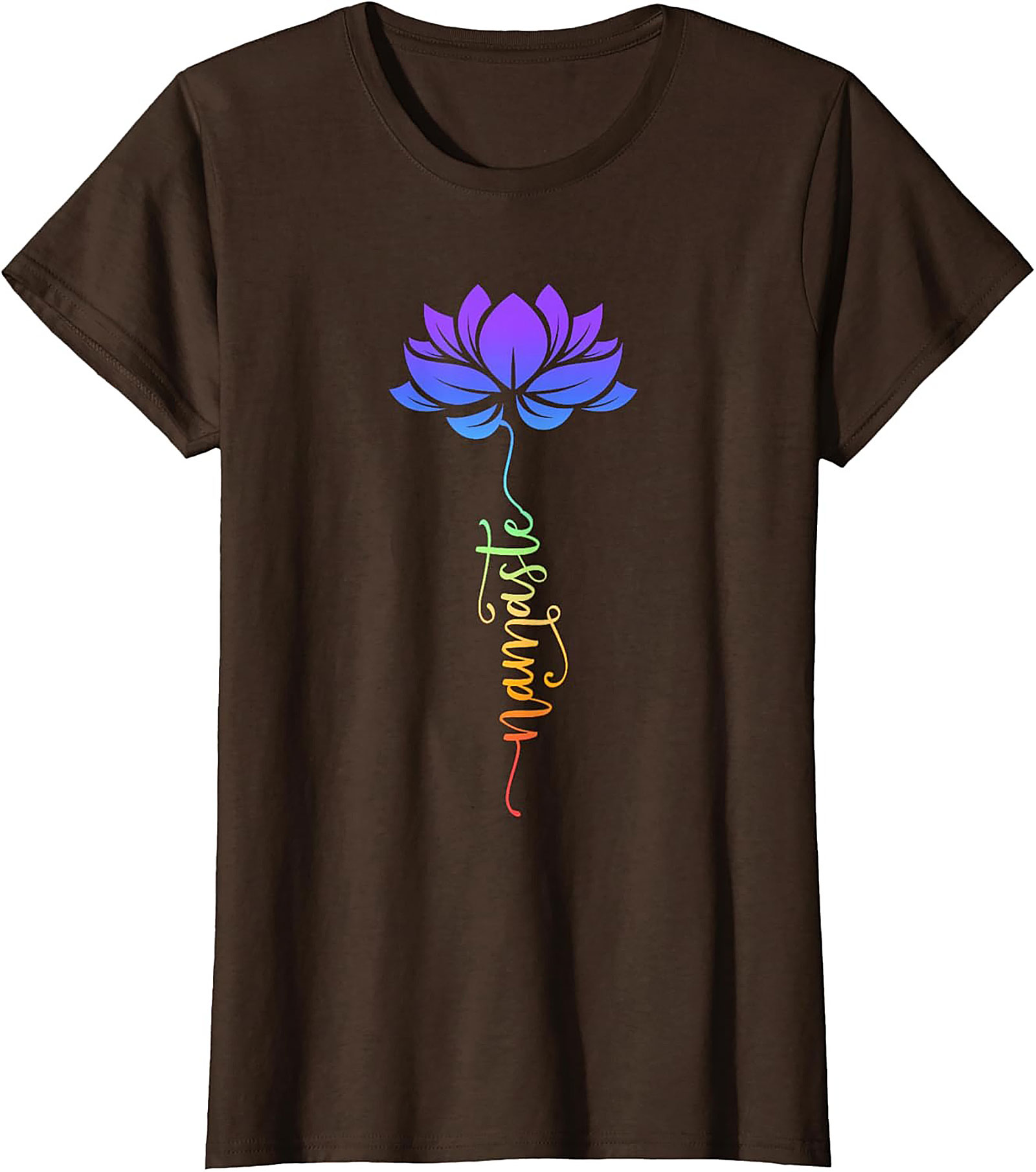 Namaste Lotus Flower T-shirt Spiritual Yoga Tee Gift