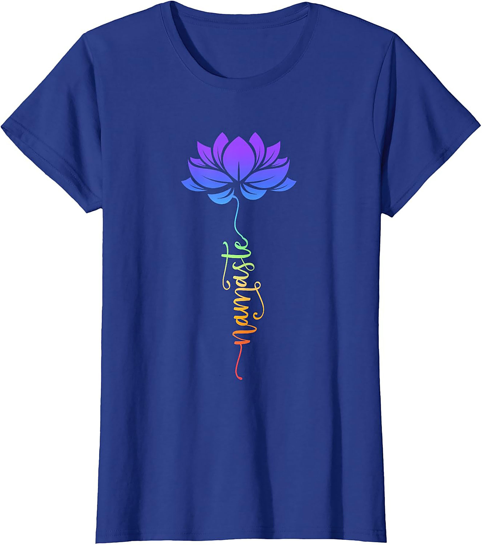 Namaste Lotus Flower T-shirt Spiritual Yoga Tee Gift