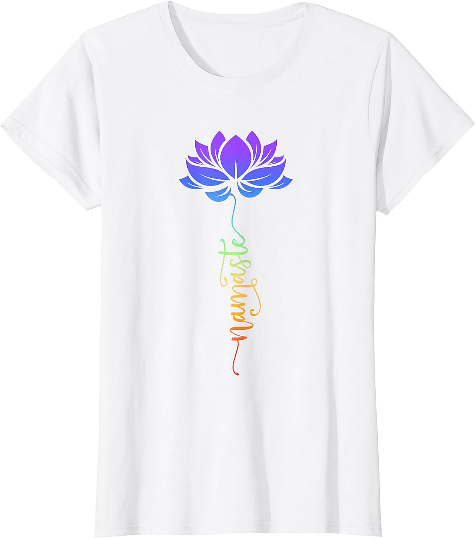 Namaste Lotus Flower T-shirt Spiritual Yoga Tee Gift
