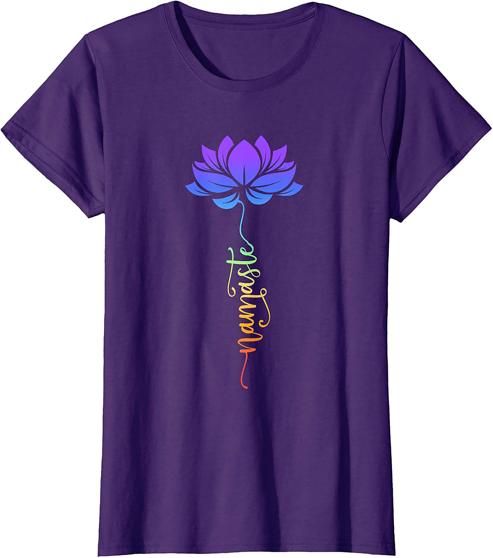 Namaste Lotus Flower T-shirt Spiritual Yoga Tee Gift