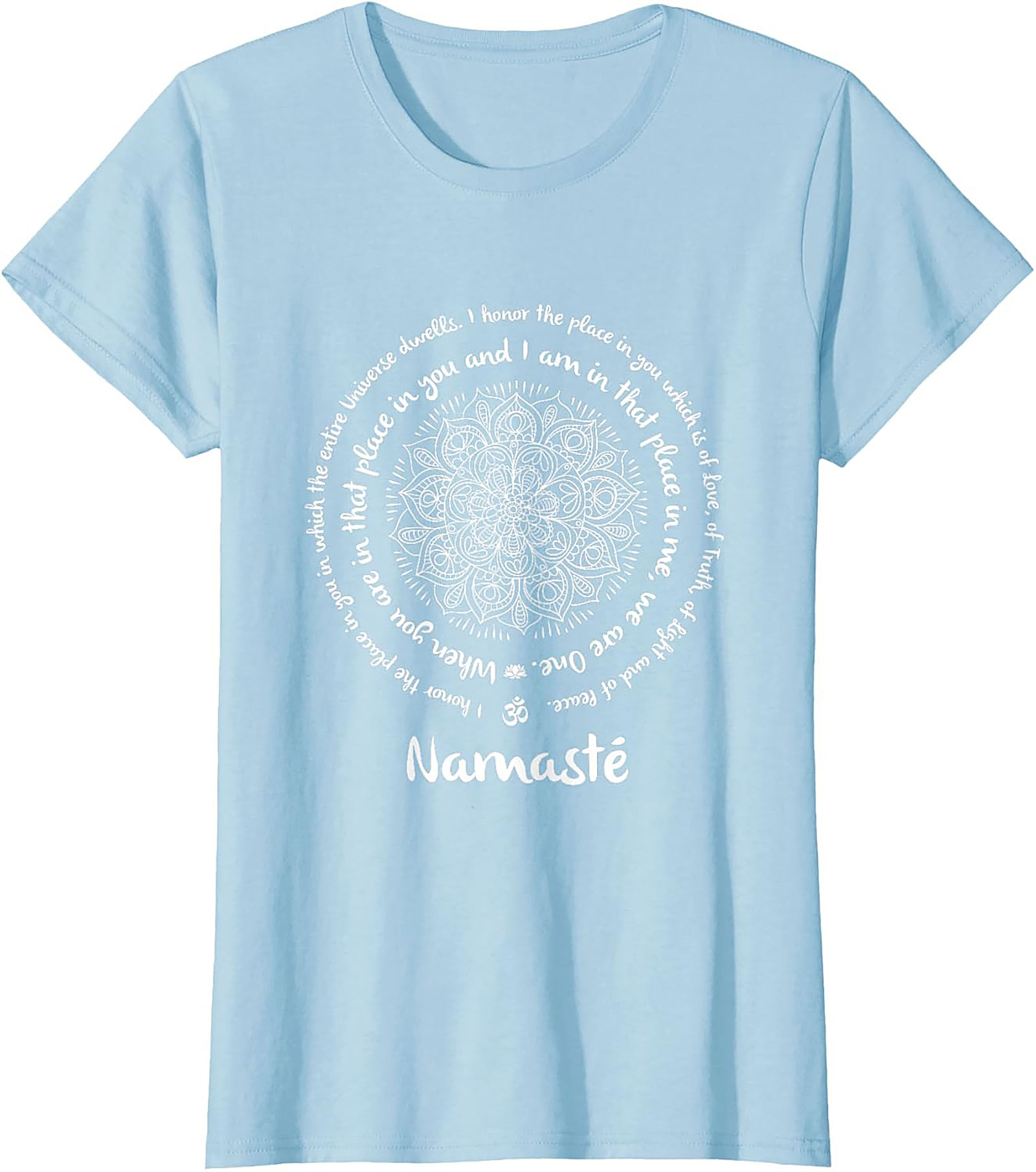 Namaste Mandala T-Shirt Spiritual Yoga Graphic Tee