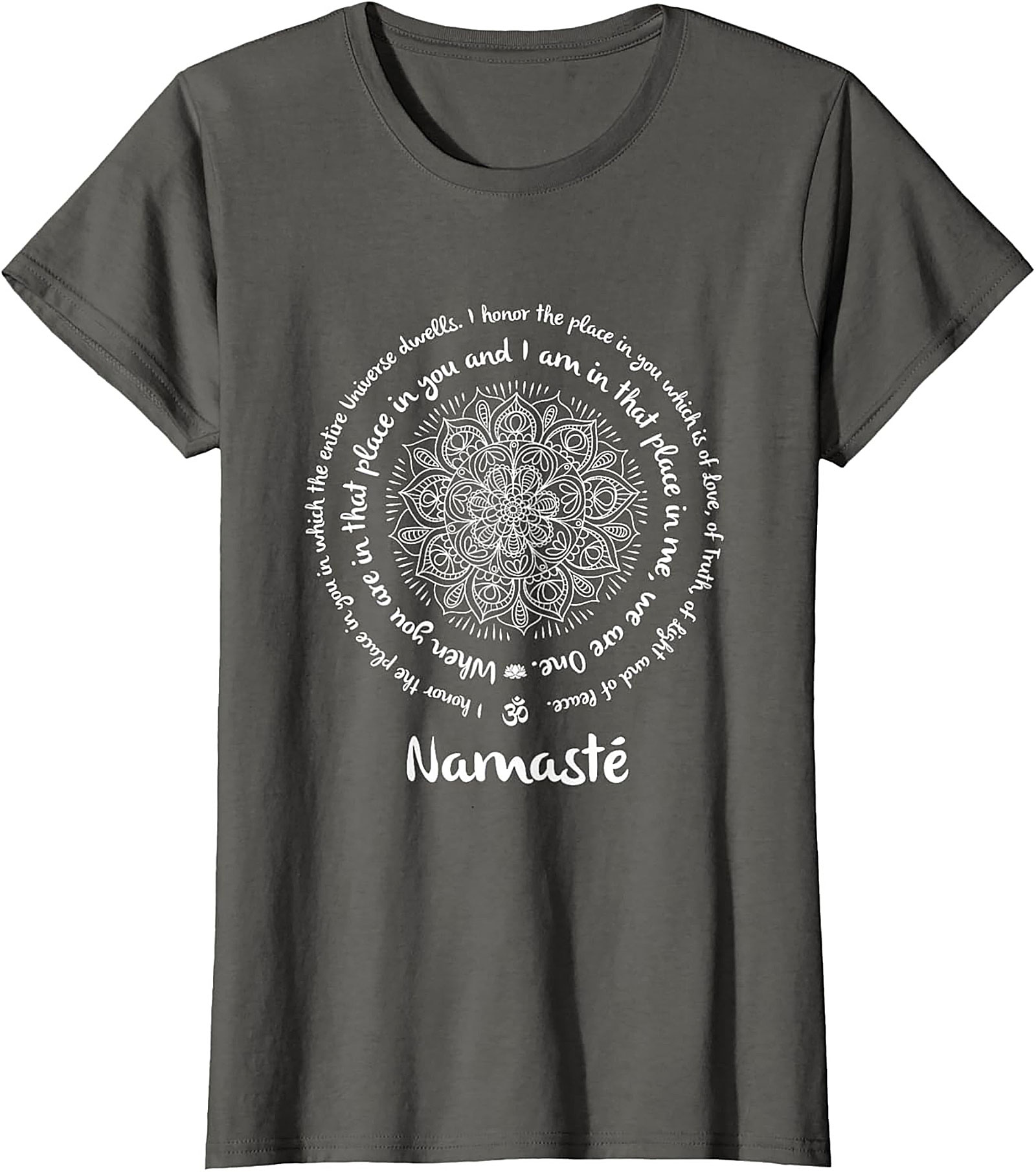 Namaste Mandala T-Shirt Spiritual Yoga Graphic Tee