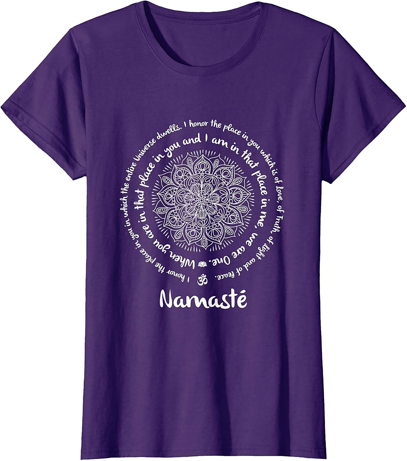 Namaste Mandala T-Shirt Spiritual Yoga Graphic Tee