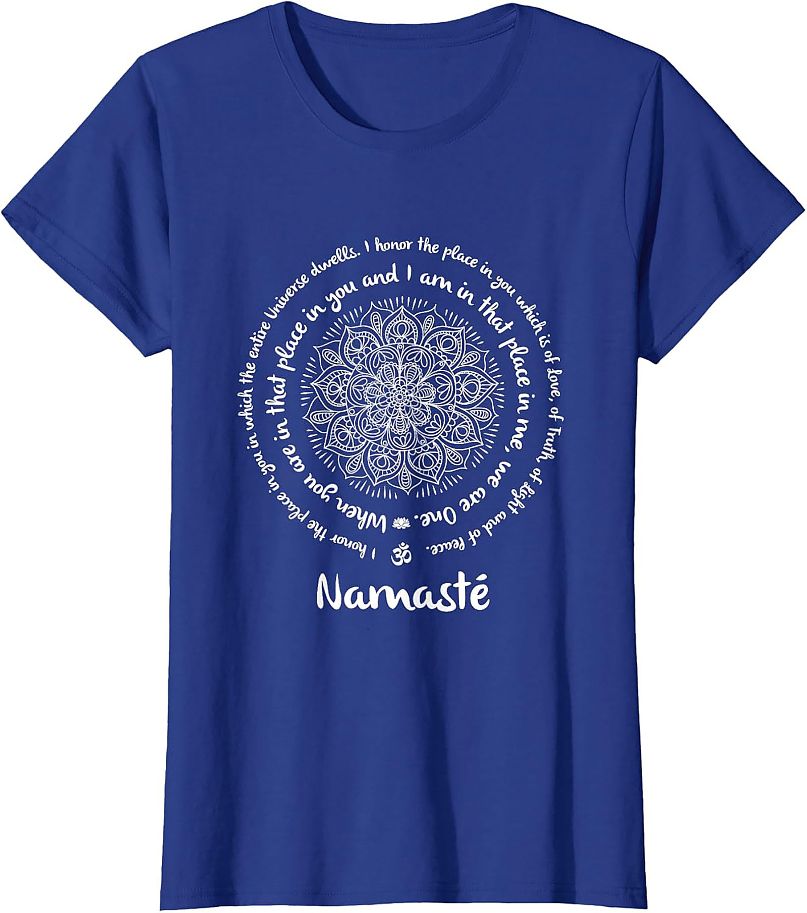 Namaste Mandala T-Shirt Spiritual Yoga Graphic Tee