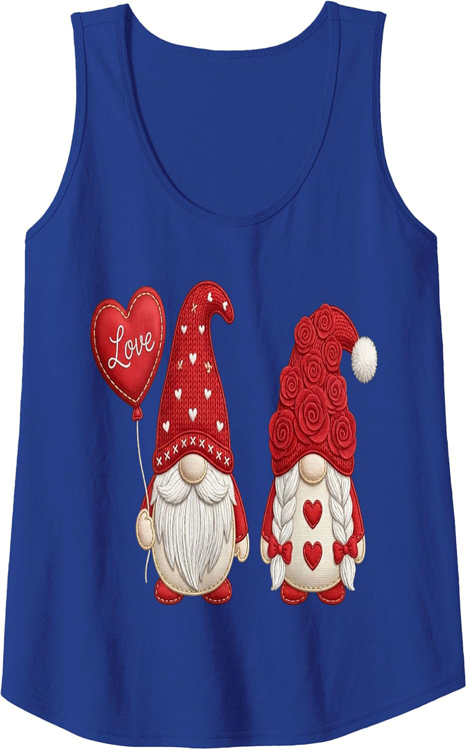 Cute Valentine's Day Gnome Tank Top Unisex Sleeveless Shirt
