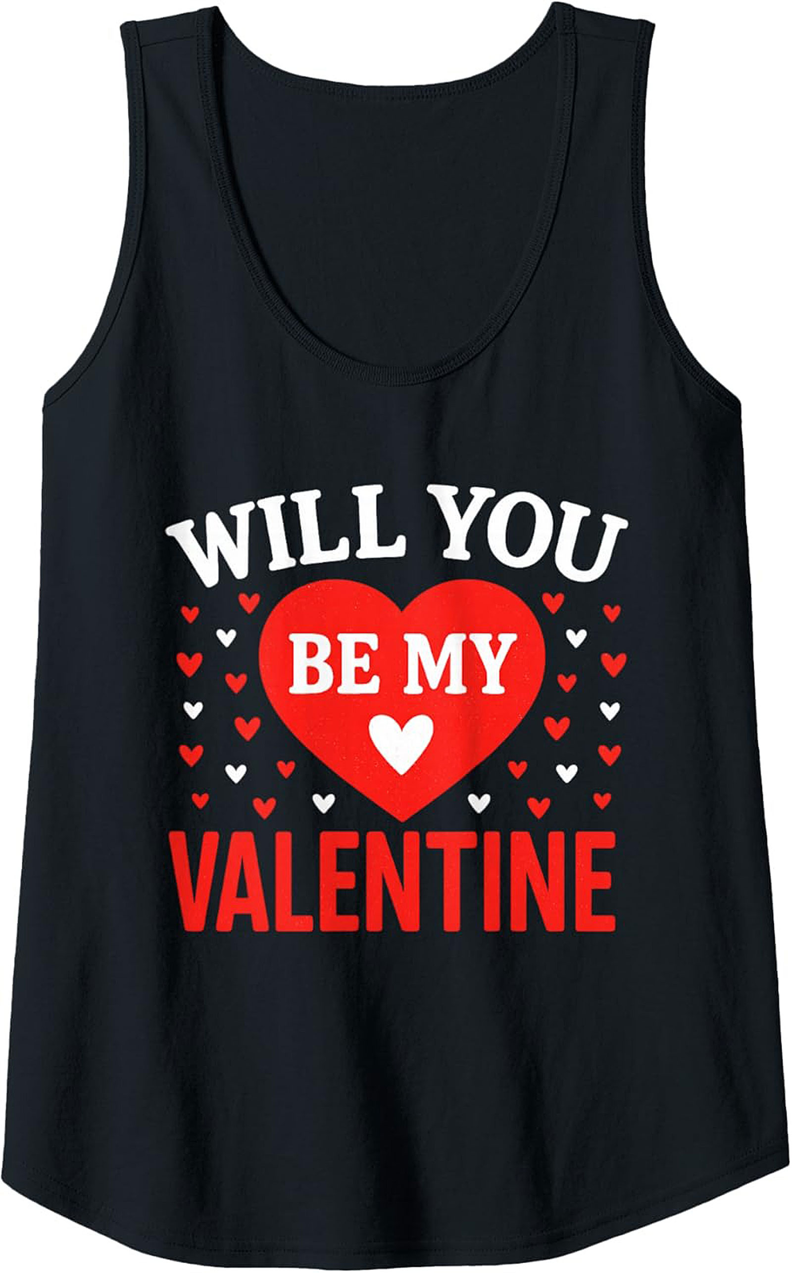 Will You Be My Valentine's Day Graphic Tank  Unisex Shirt