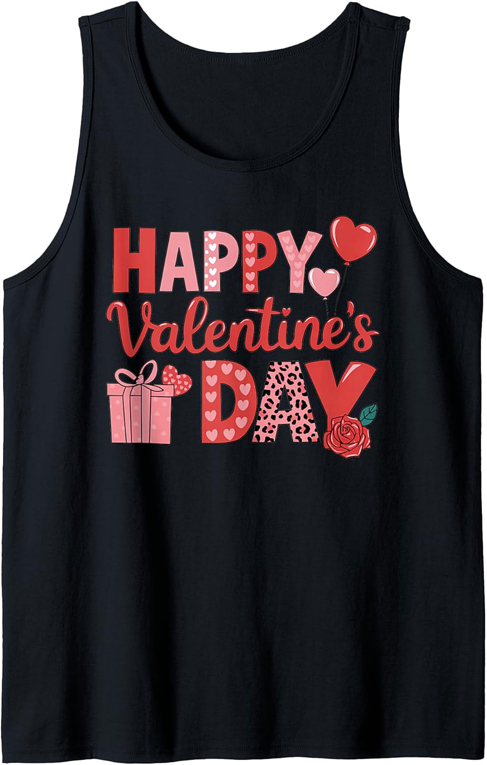 Happy Valentine's Day Graphic Tank Sleeveless Shirt Gift
