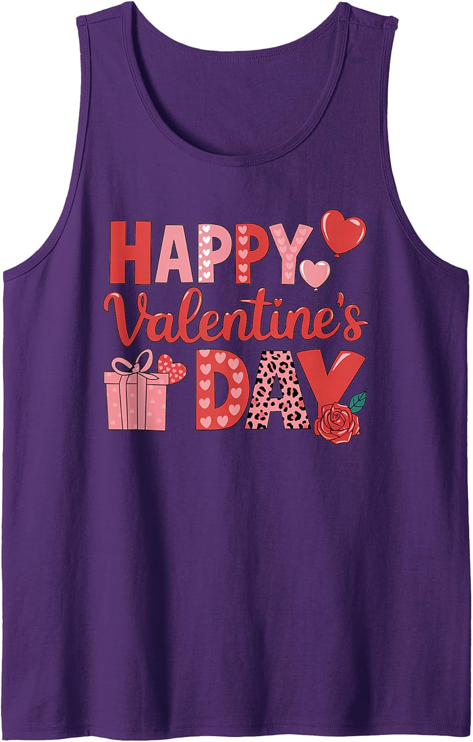 Happy Valentine's Day Graphic Tank Sleeveless Shirt Gift