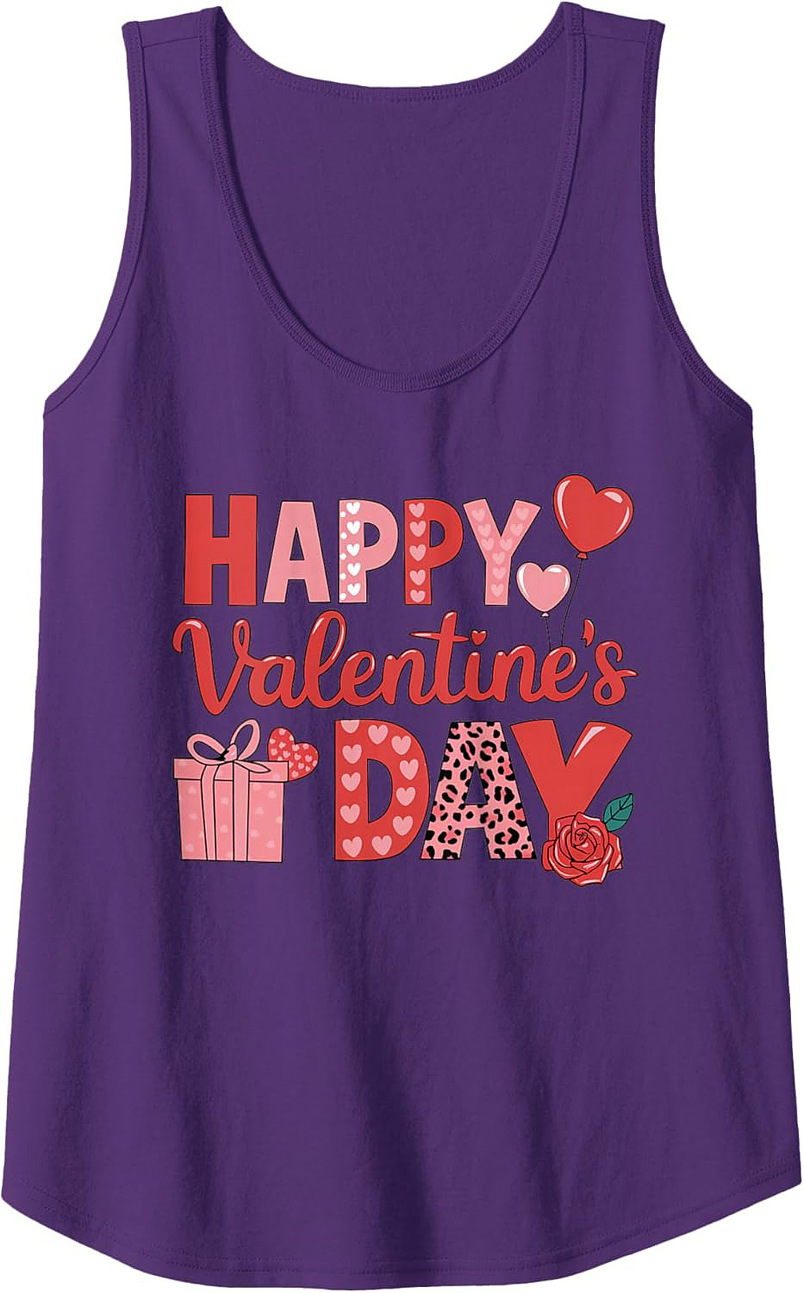 Happy Valentine's Day Graphic Tank Sleeveless Shirt Gift