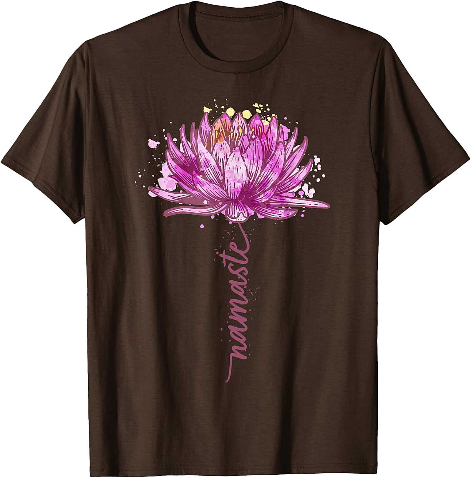Namaste Lotus Flower Yoga T-shirt Spiritual Graphic Tee