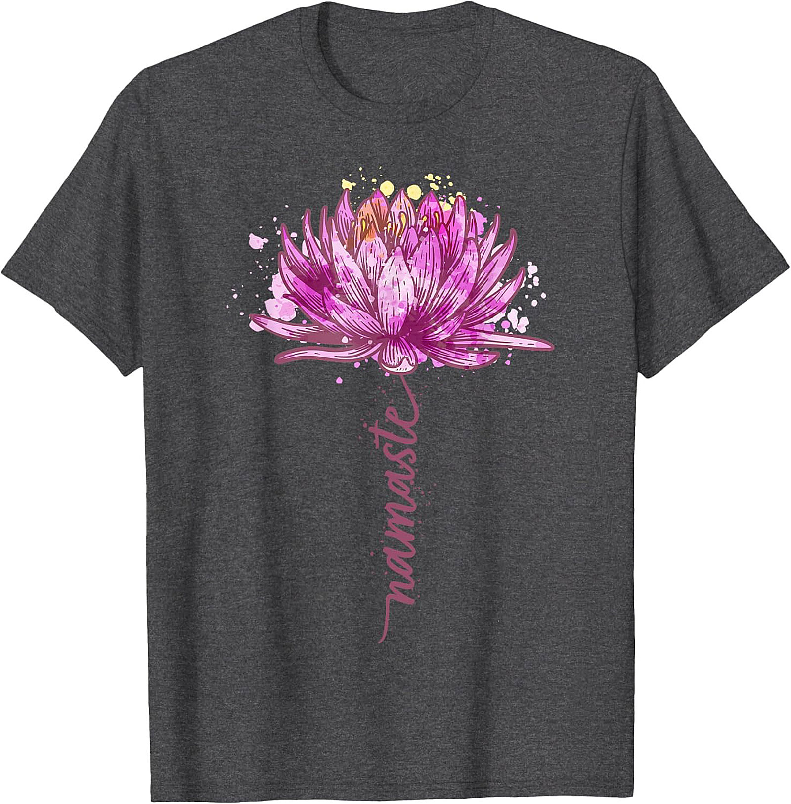 Namaste Lotus Flower Yoga T-shirt Spiritual Graphic Tee