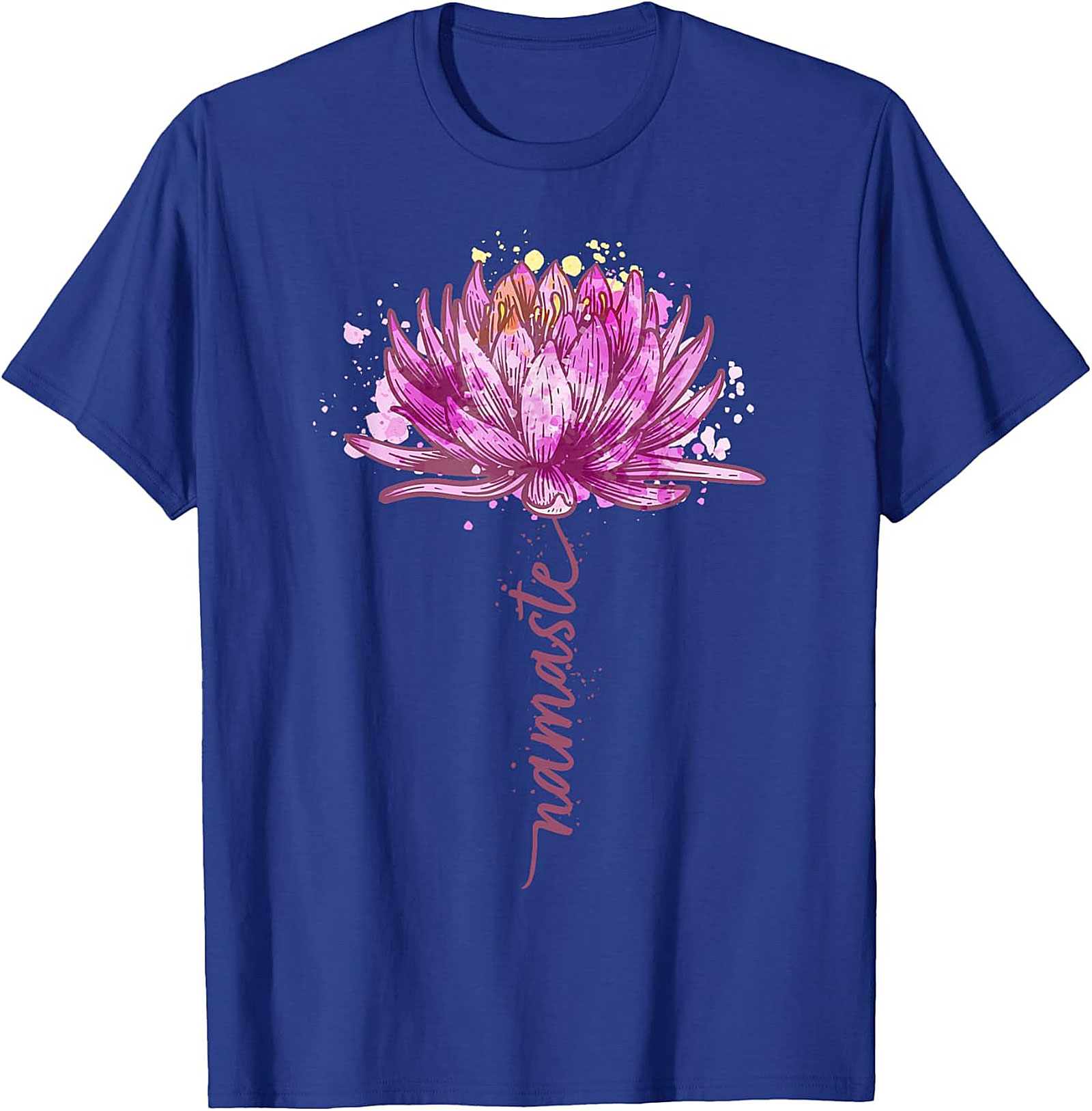 Namaste Lotus Flower Yoga T-shirt Spiritual Graphic Tee
