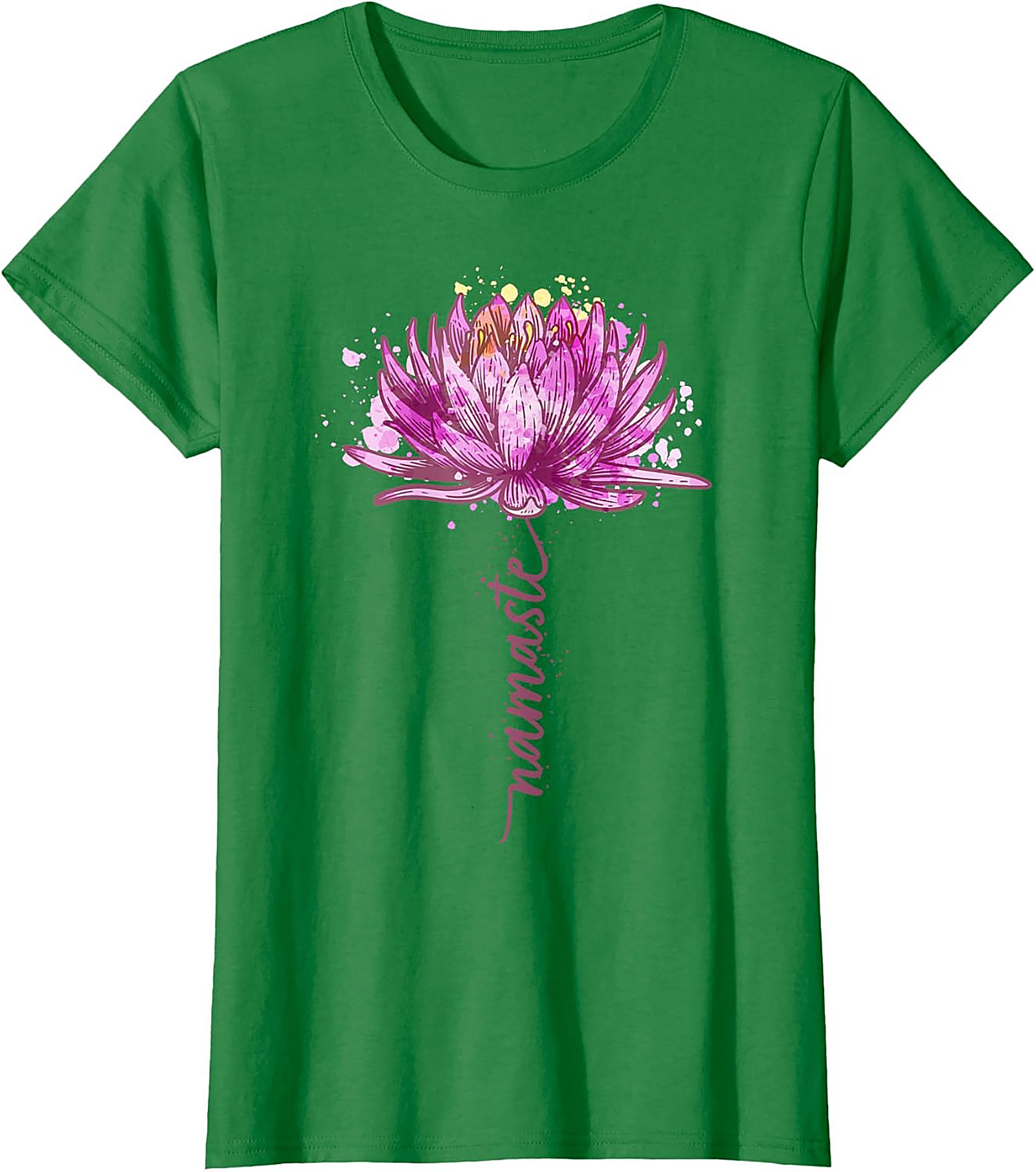 Namaste Lotus Flower Yoga T-shirt Spiritual Graphic Tee